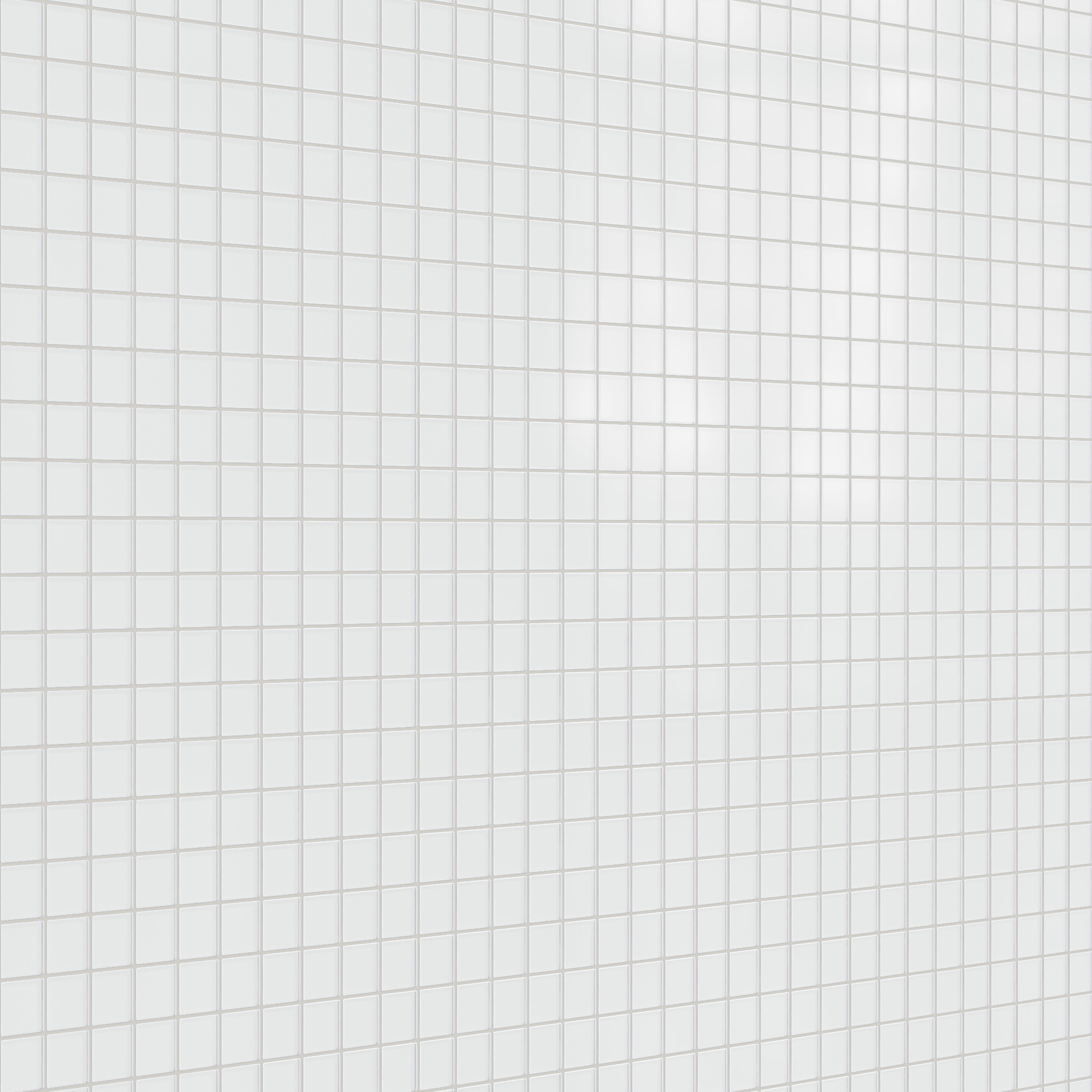 2x2 Straight Set Sheeted Glass Mosaic Tile in Egret Matte
