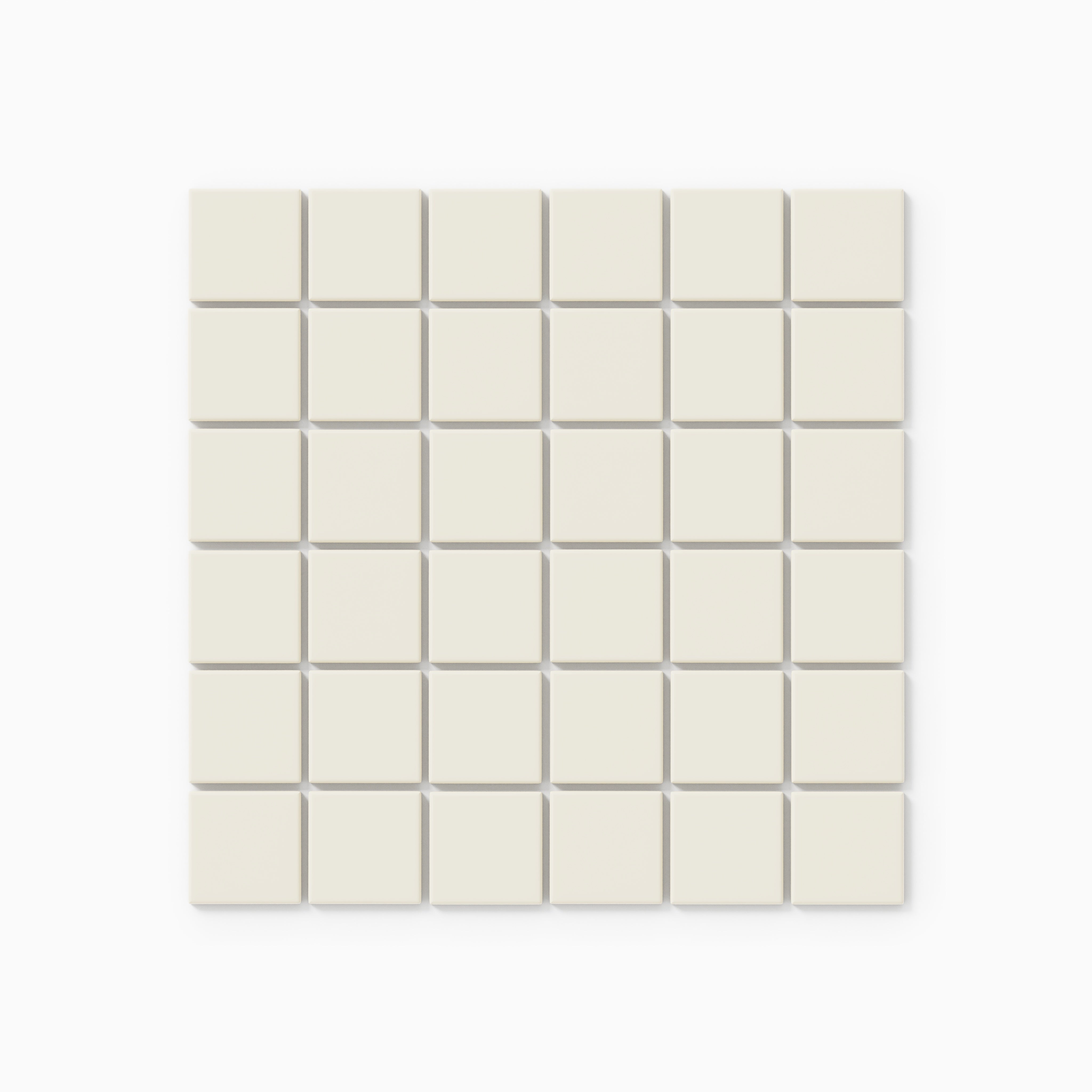 2x2 Straight Set Sheeted Natural Press Ceramic Mosaic Tile in Salt Creek Gloss