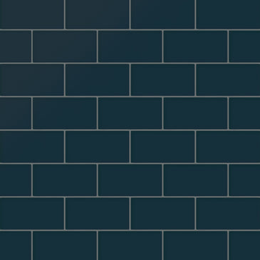 3x6 Glass Tile in Grackle Matte