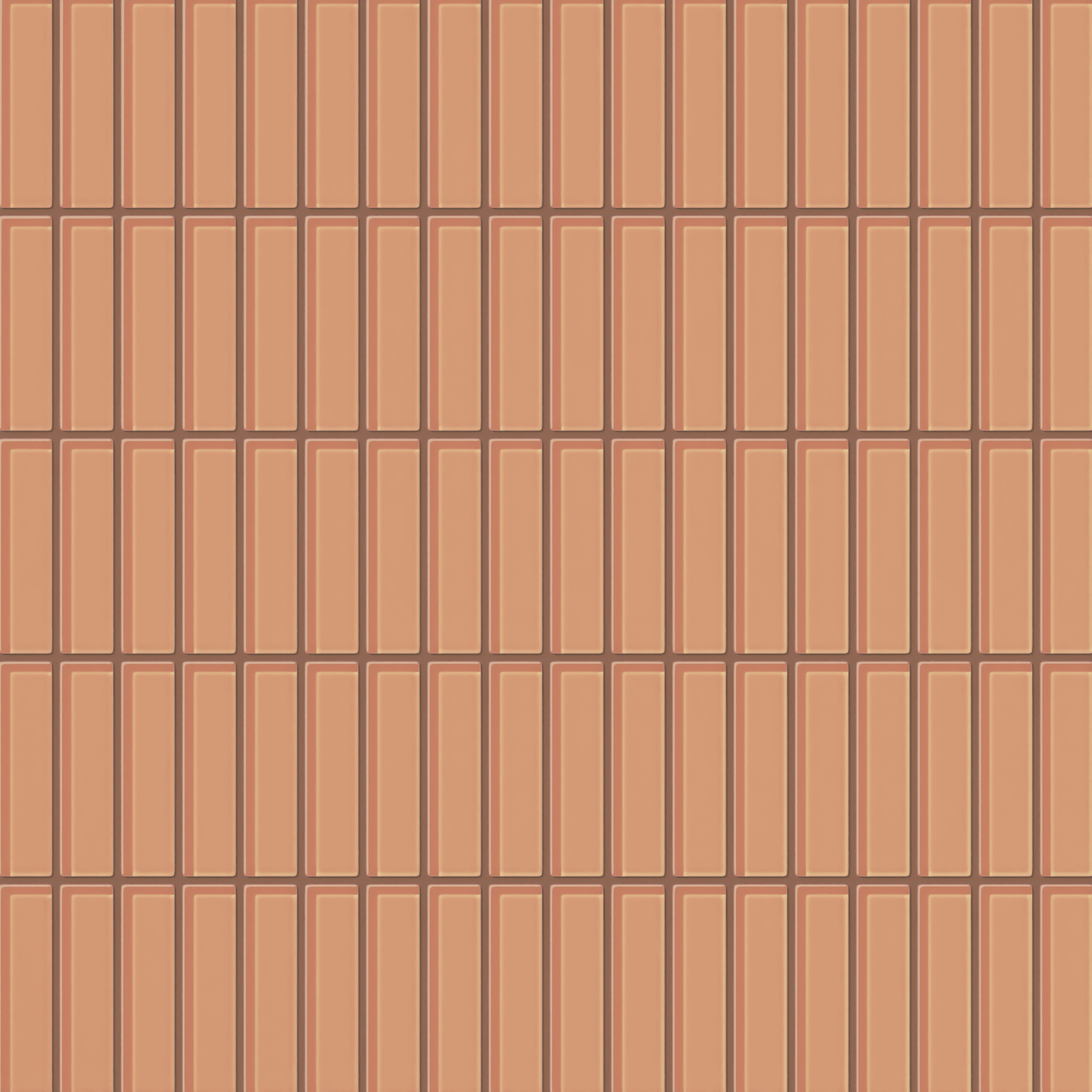 1x4 Straight Set Sheeted Glass Mosaic Tile in Carolina Wren Gloss