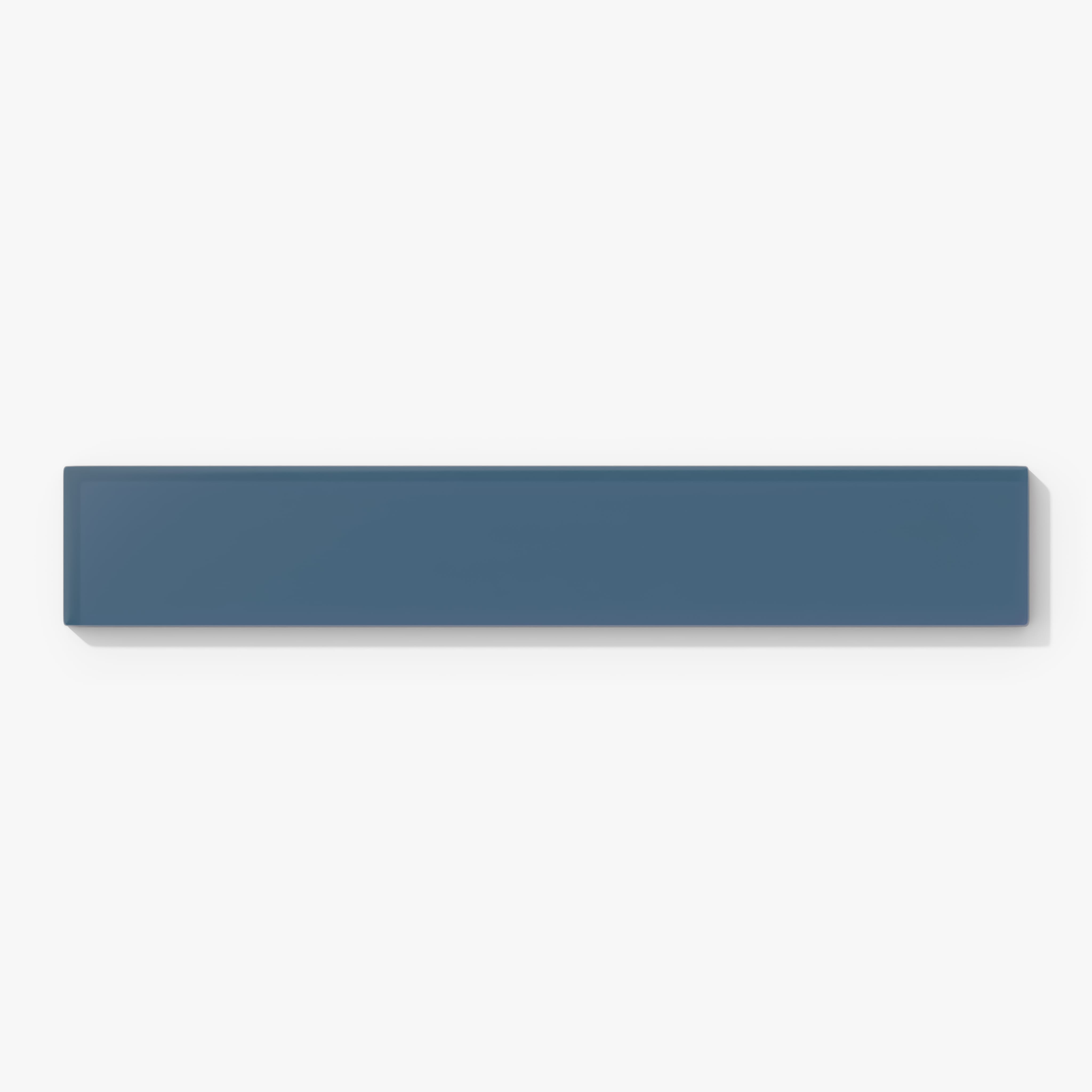 Factory Sale 2x12 Glass Tile in Blue Jay Matte