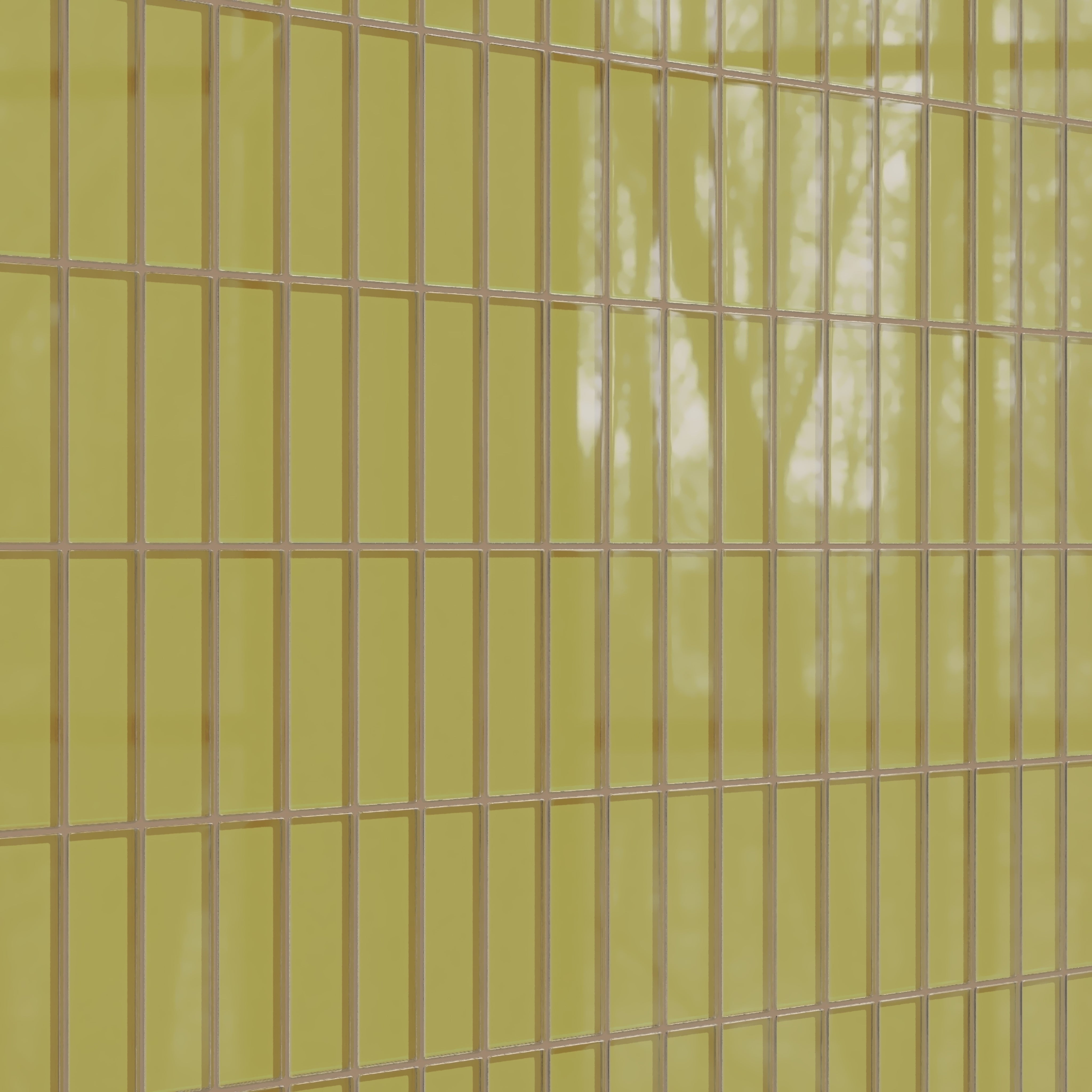 2x6 Glass Tile in Pine Siskin Gloss