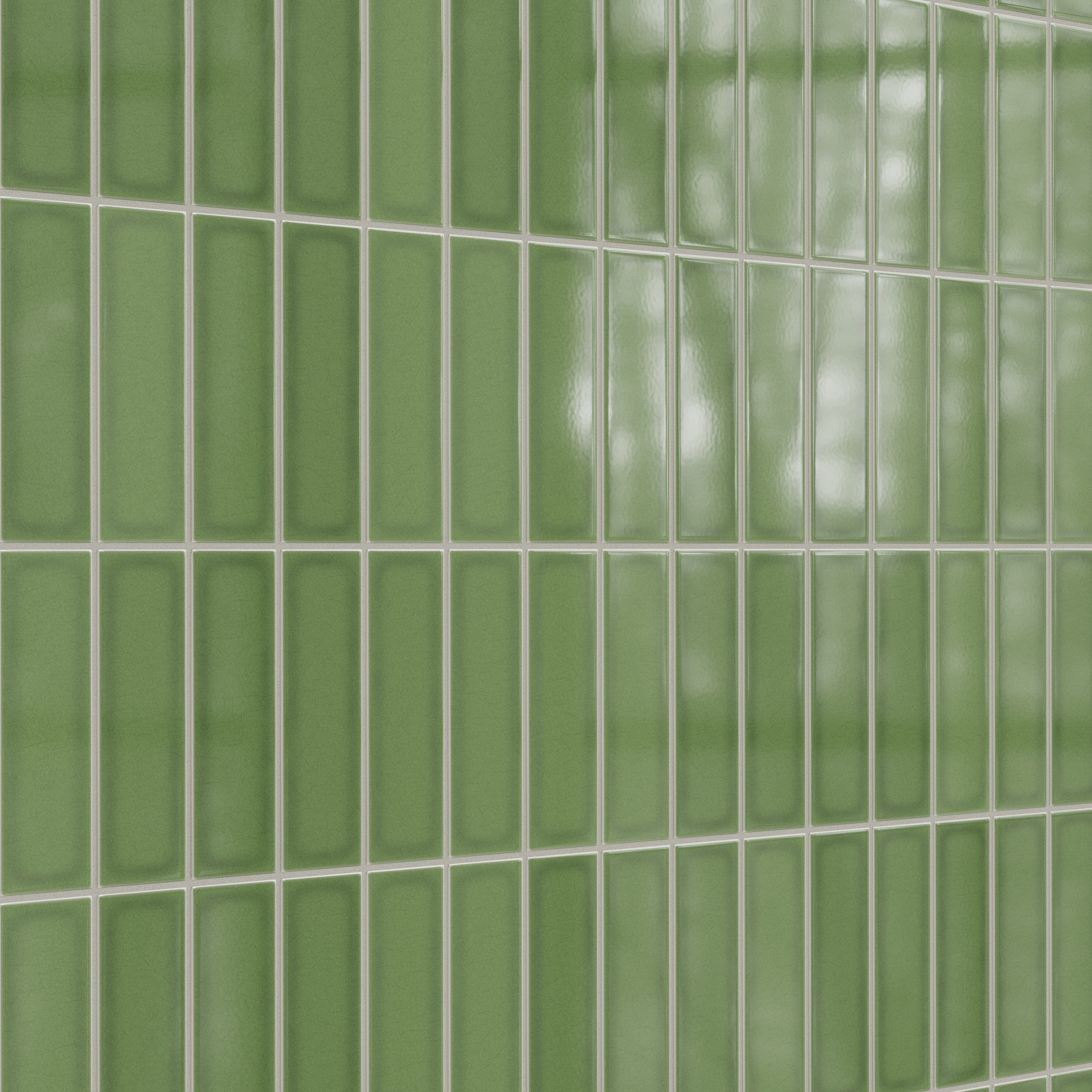 3x9 Original Ceramic Tile in Kelp Gloss