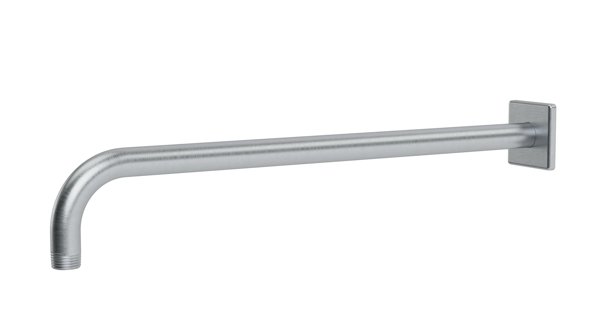 Flatiron 90-Degree 16" Shower Arm with Flange in Satin Chrome