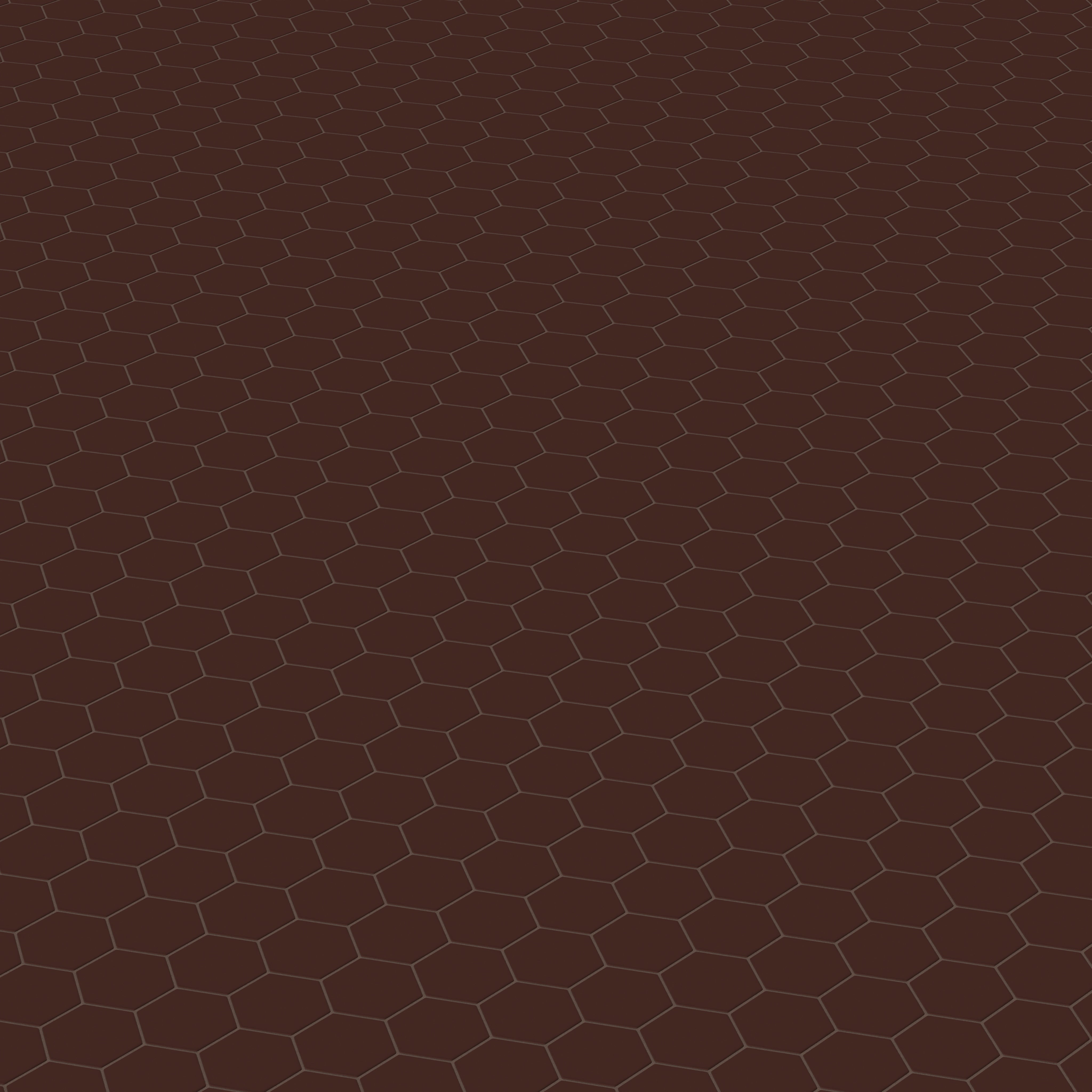 4" Hexagon Original Ceramic Tile in Garnet Matte