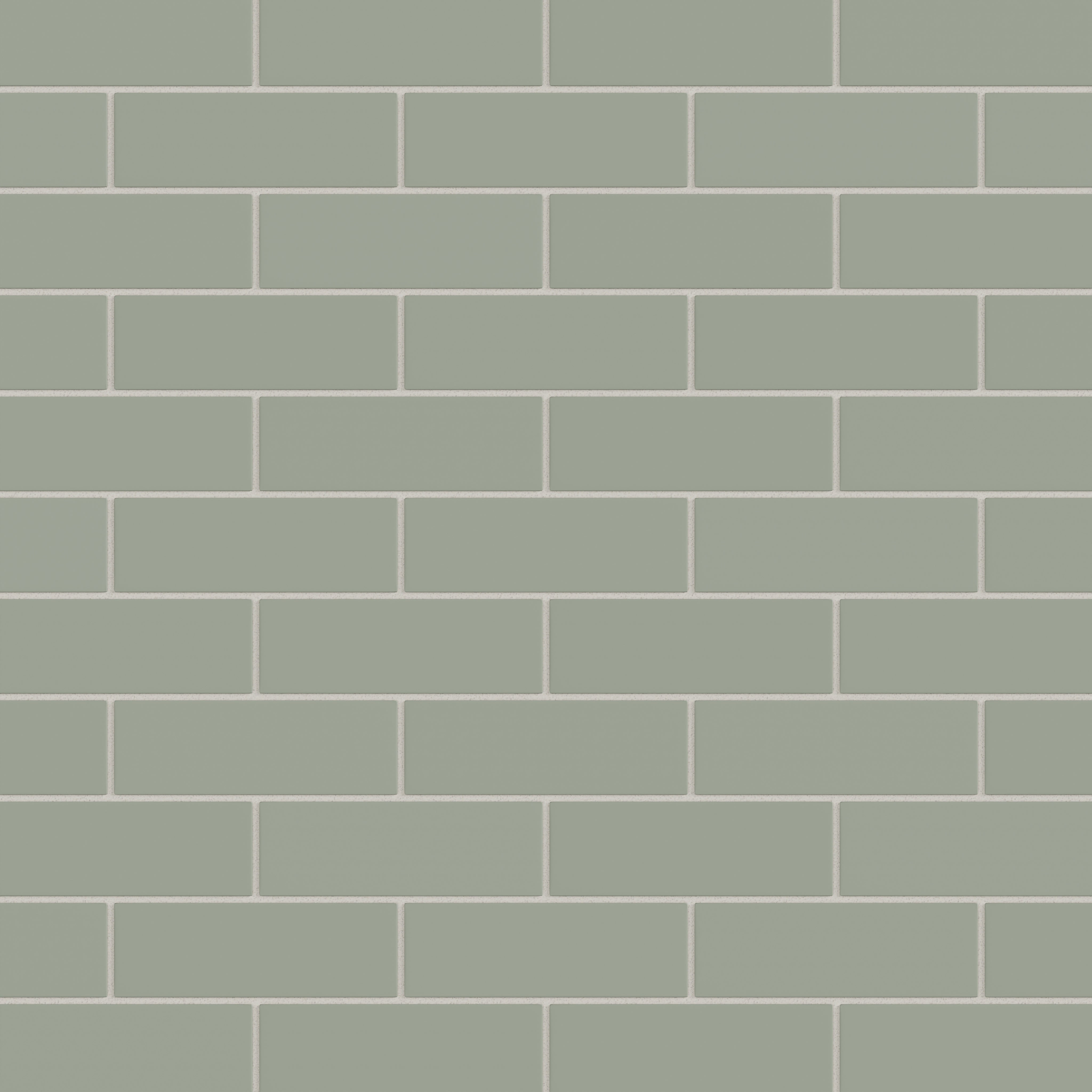 2x6 Natural Press Ceramic Tile in Terre Verte Matte