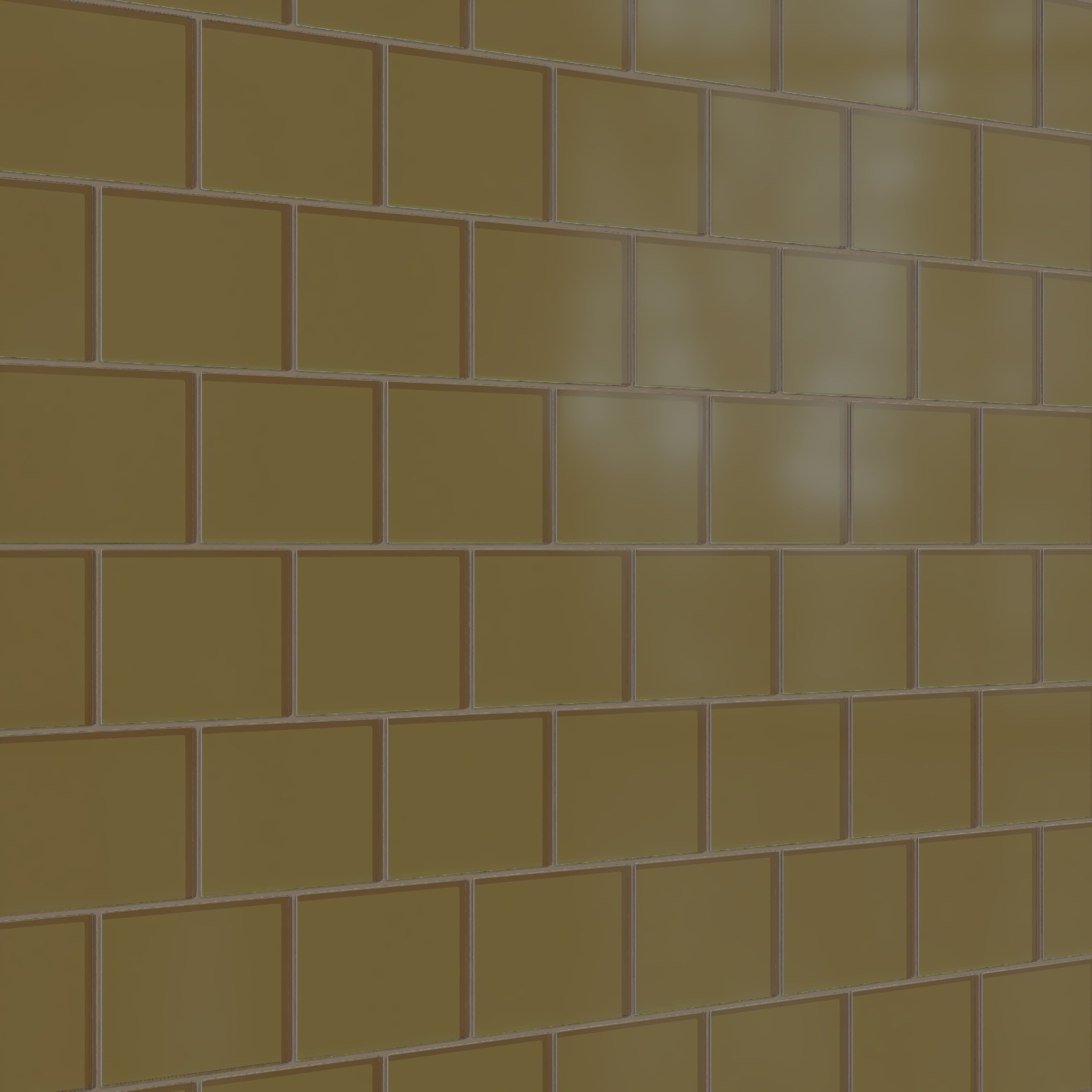 4x6 Glass Tile in Merlin Matte