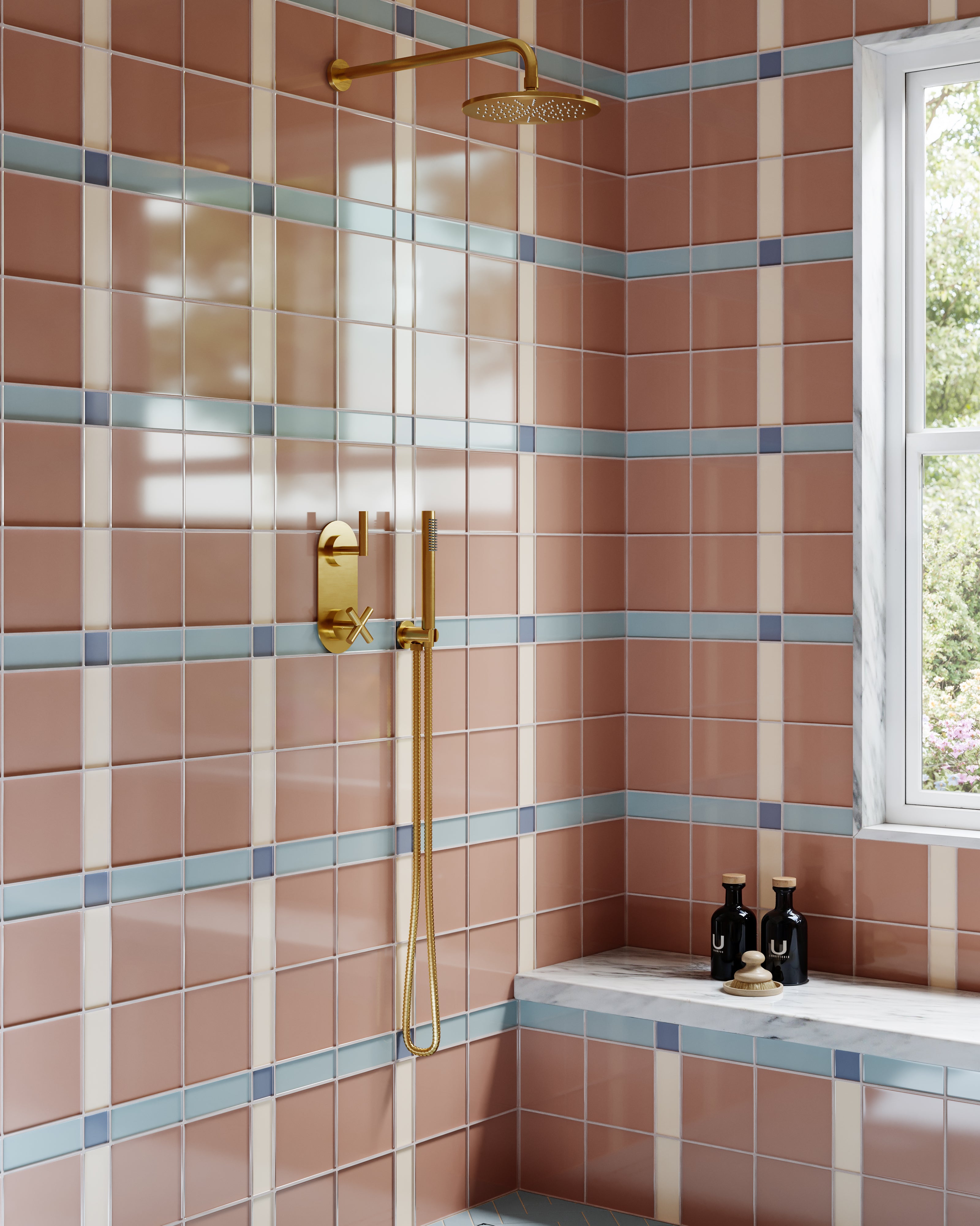 2x6 Glass Tile in Sandpiper Gloss