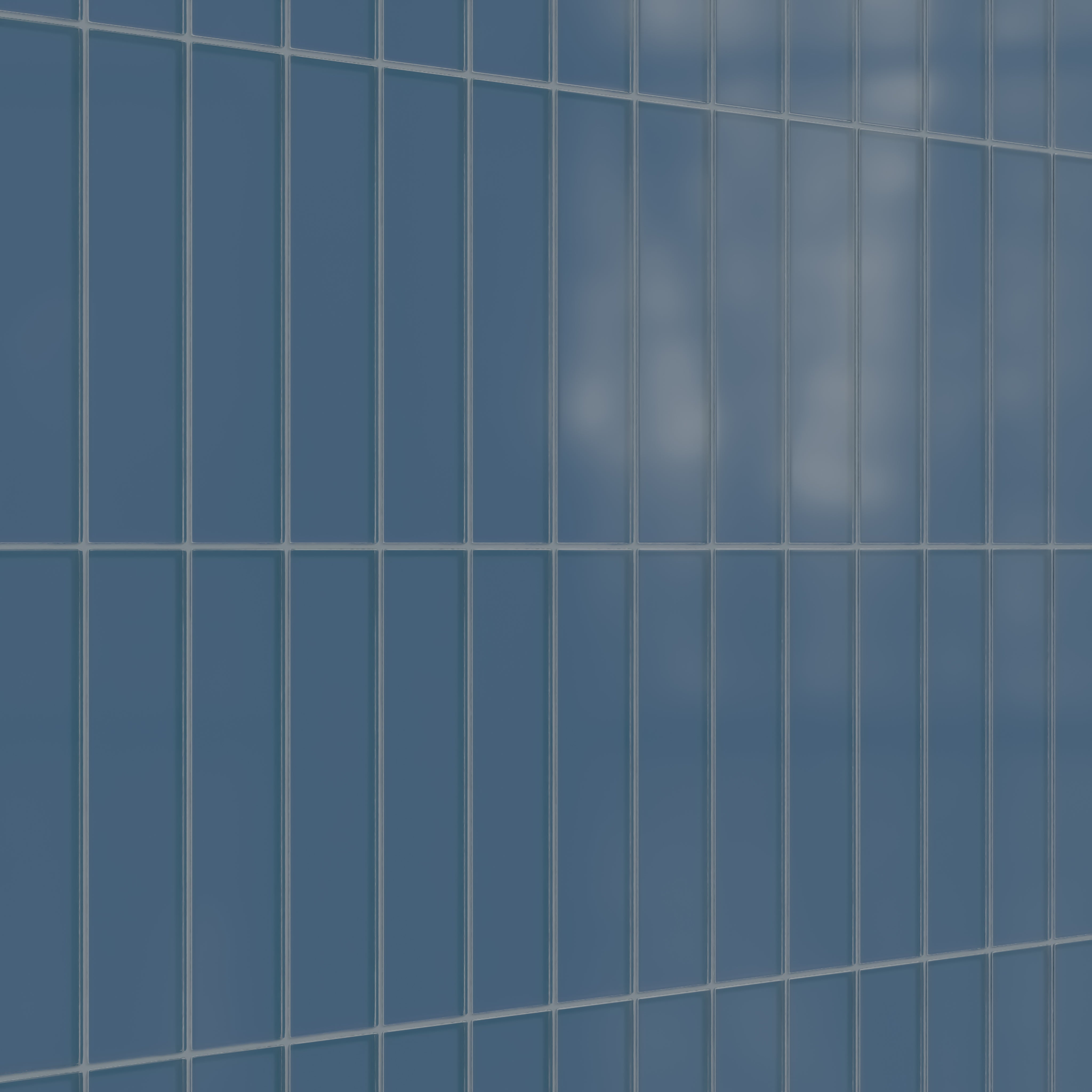 3x12 Glass Tile in Blue Jay Matte