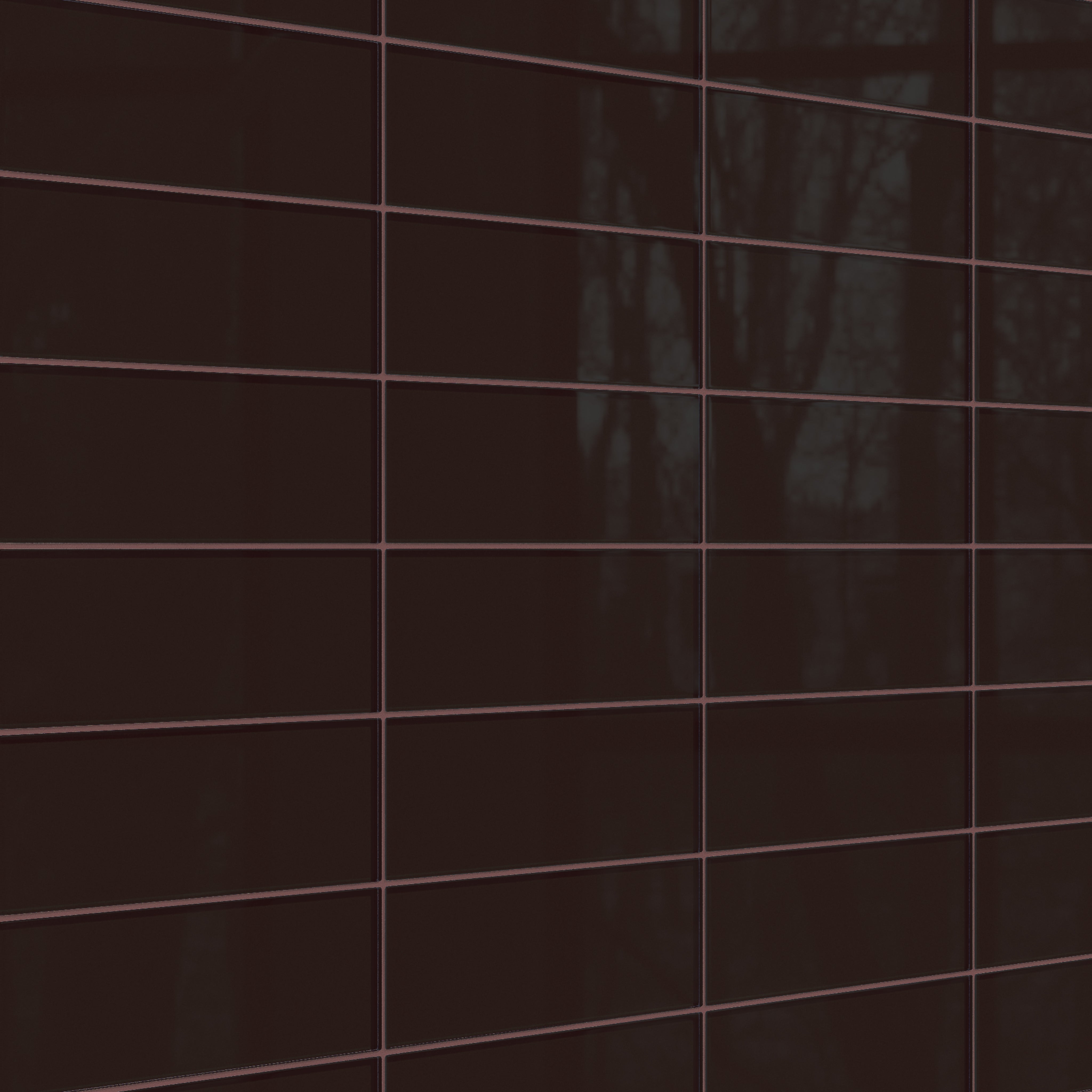 4x12 Glass Tile in Nighthawk Gloss