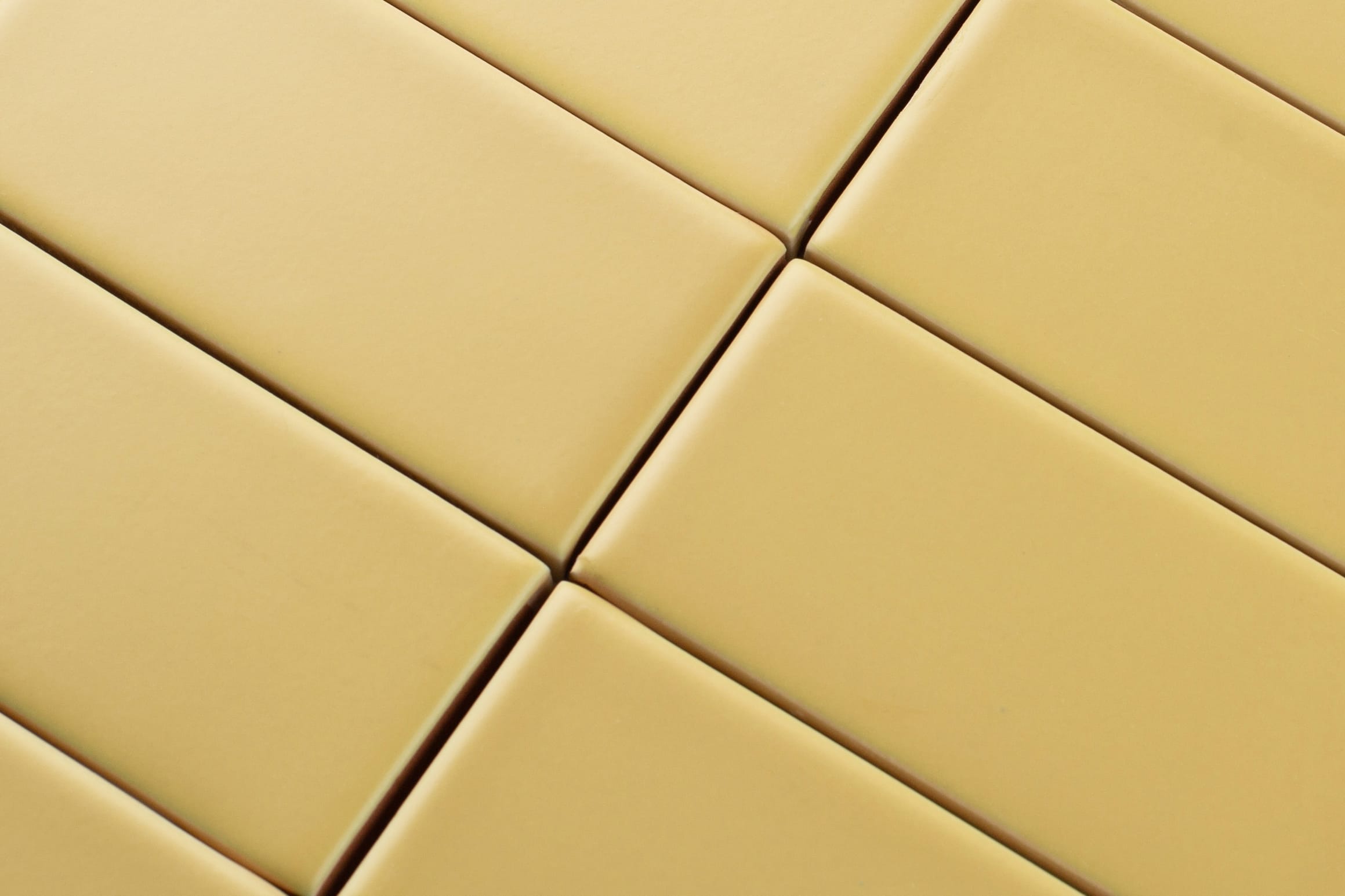 3" Hexagon Sheeted Original Ceramic Mosaic Tile in Haystack Matte