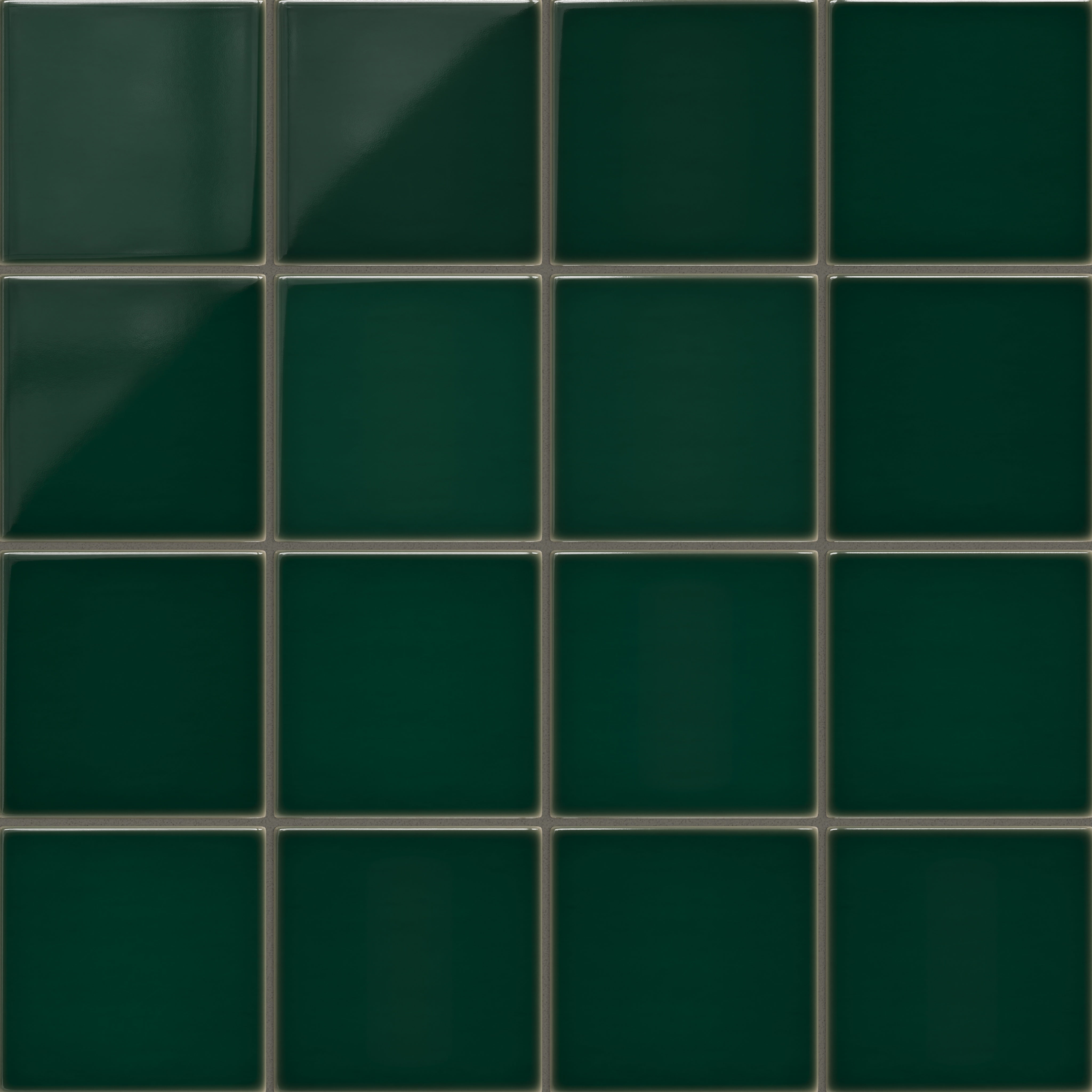 6x6 Original Ceramic Tile in Evergreen Gloss