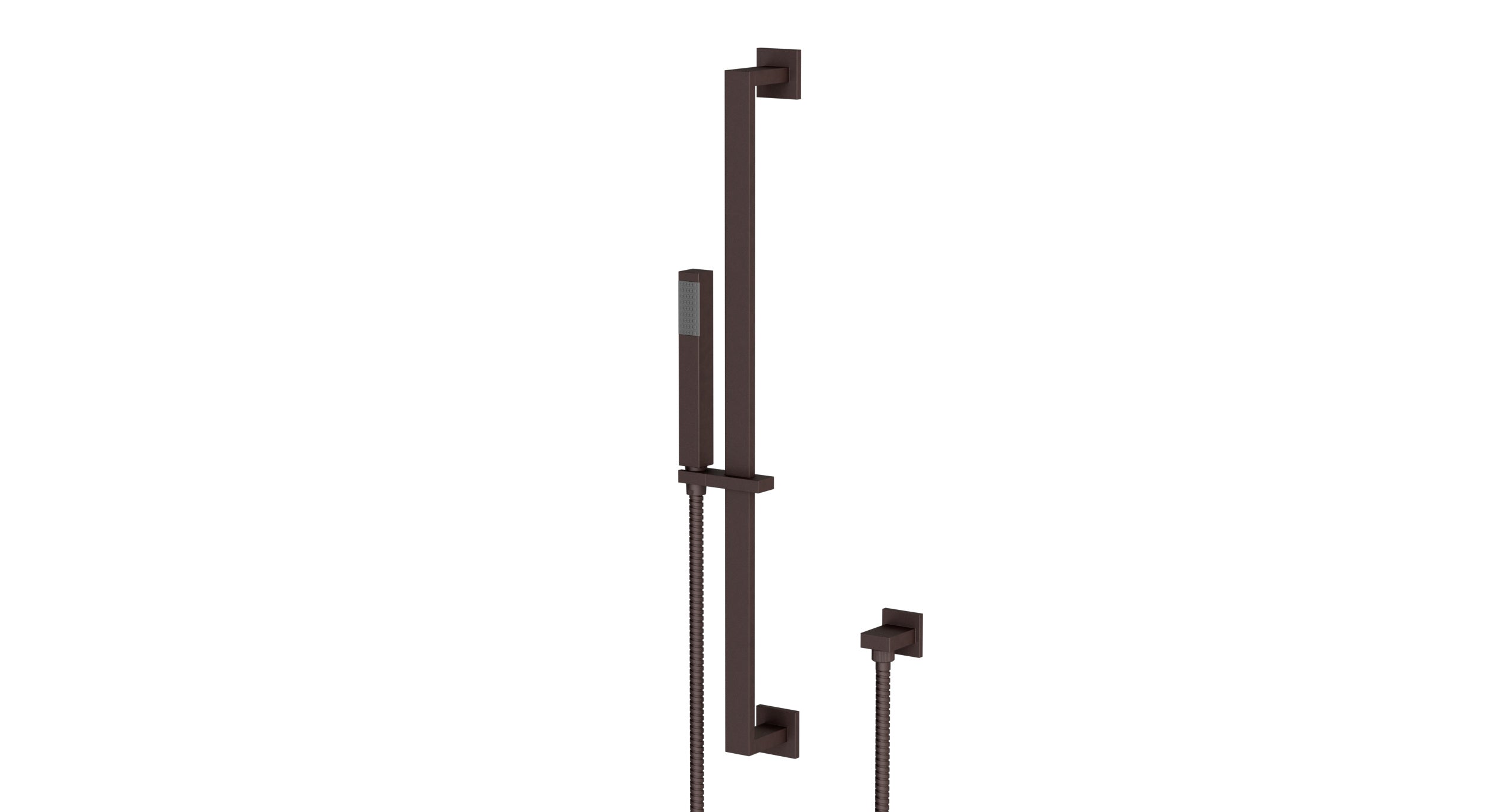 Flatiron Positioning Bar Kit - Less Hand Shower in Architectural Copper