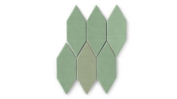Picket Original Ceramic Tile in Sea Green Matte