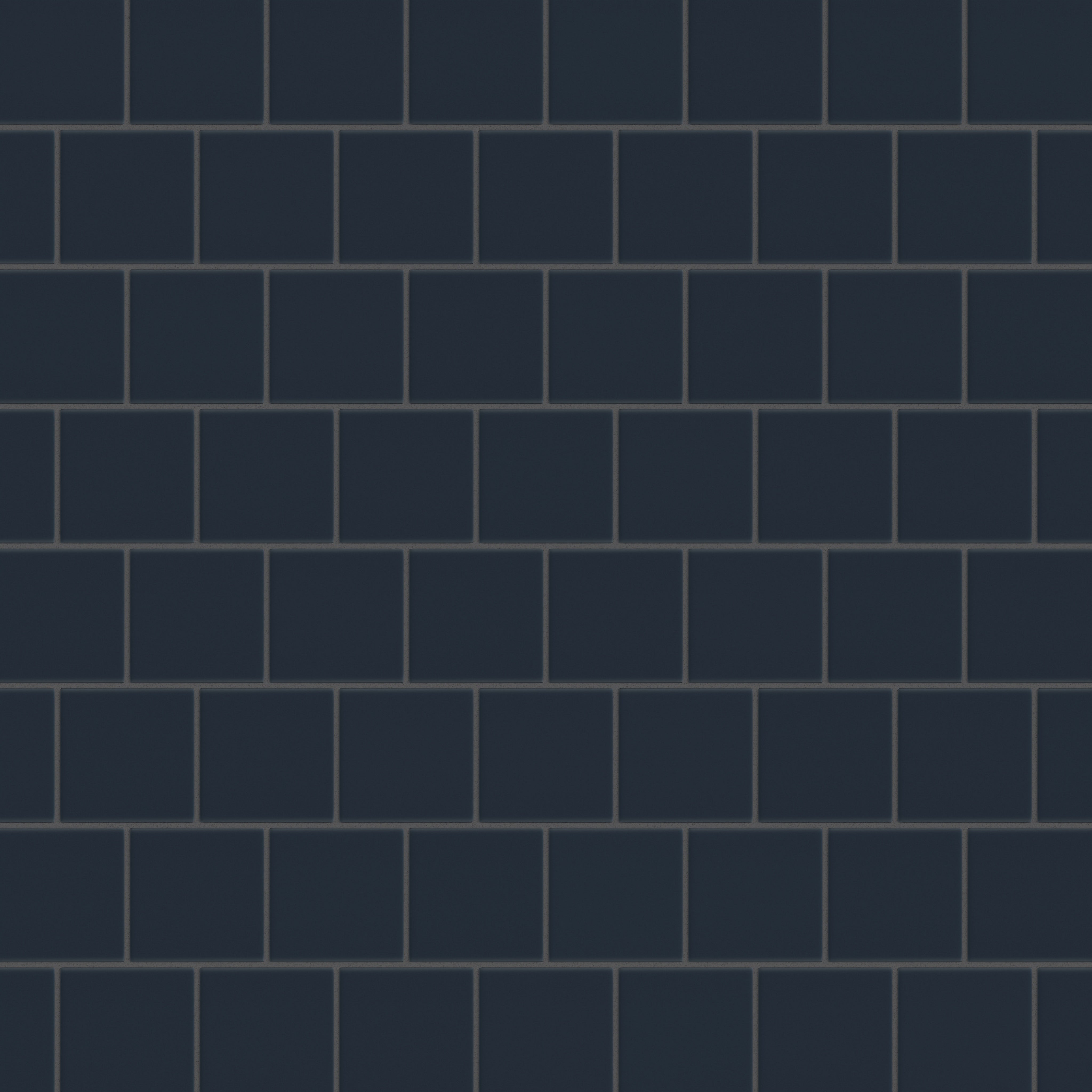 4x4 Original Ceramic Tile in Navy Blue Matte