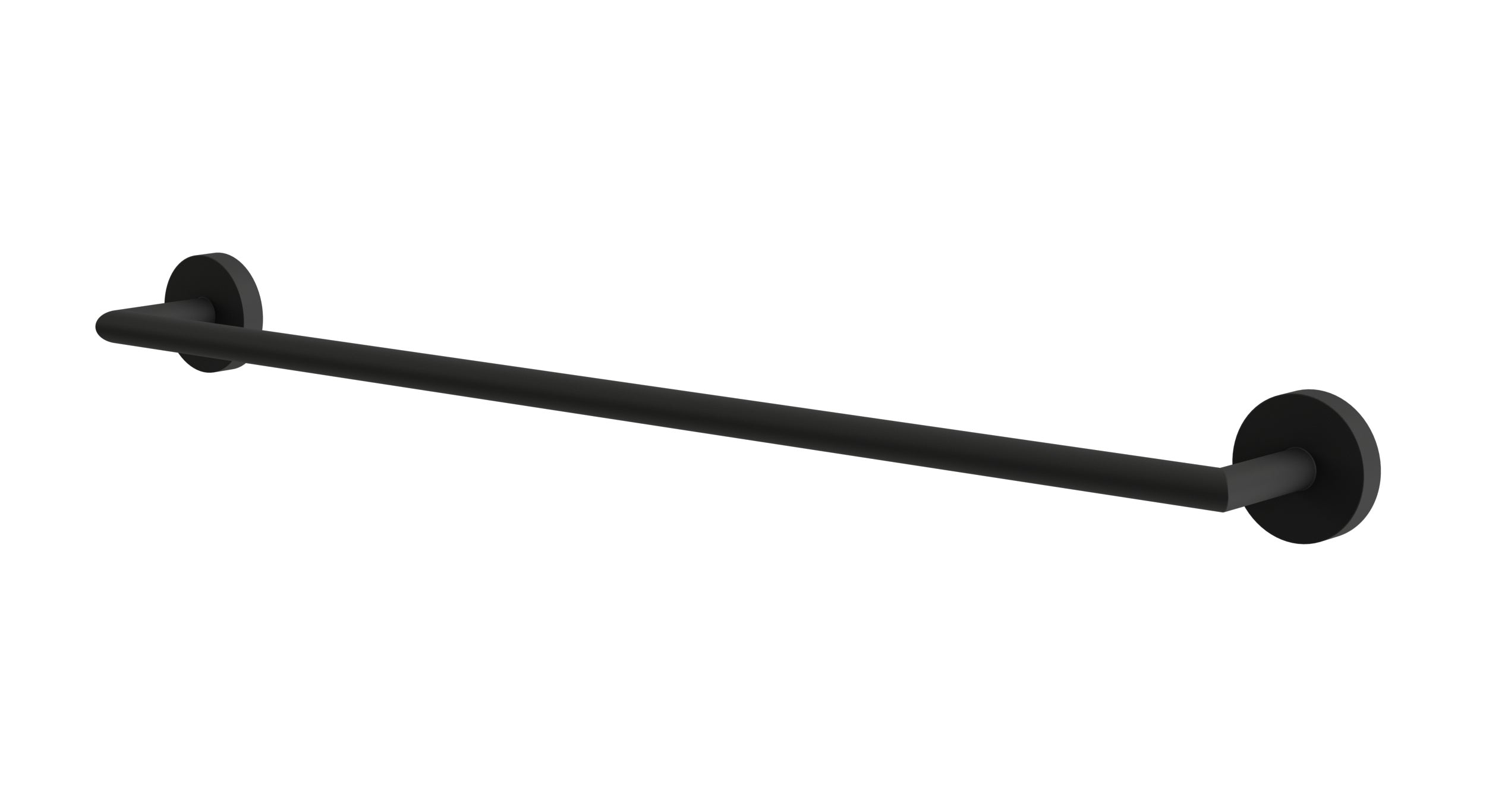 Contour Towel Bar 24" in Matte Black