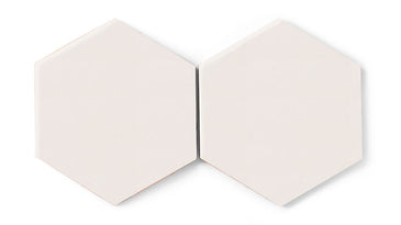 8" Hexagon Original Ceramic Tile in Feldspar Gloss