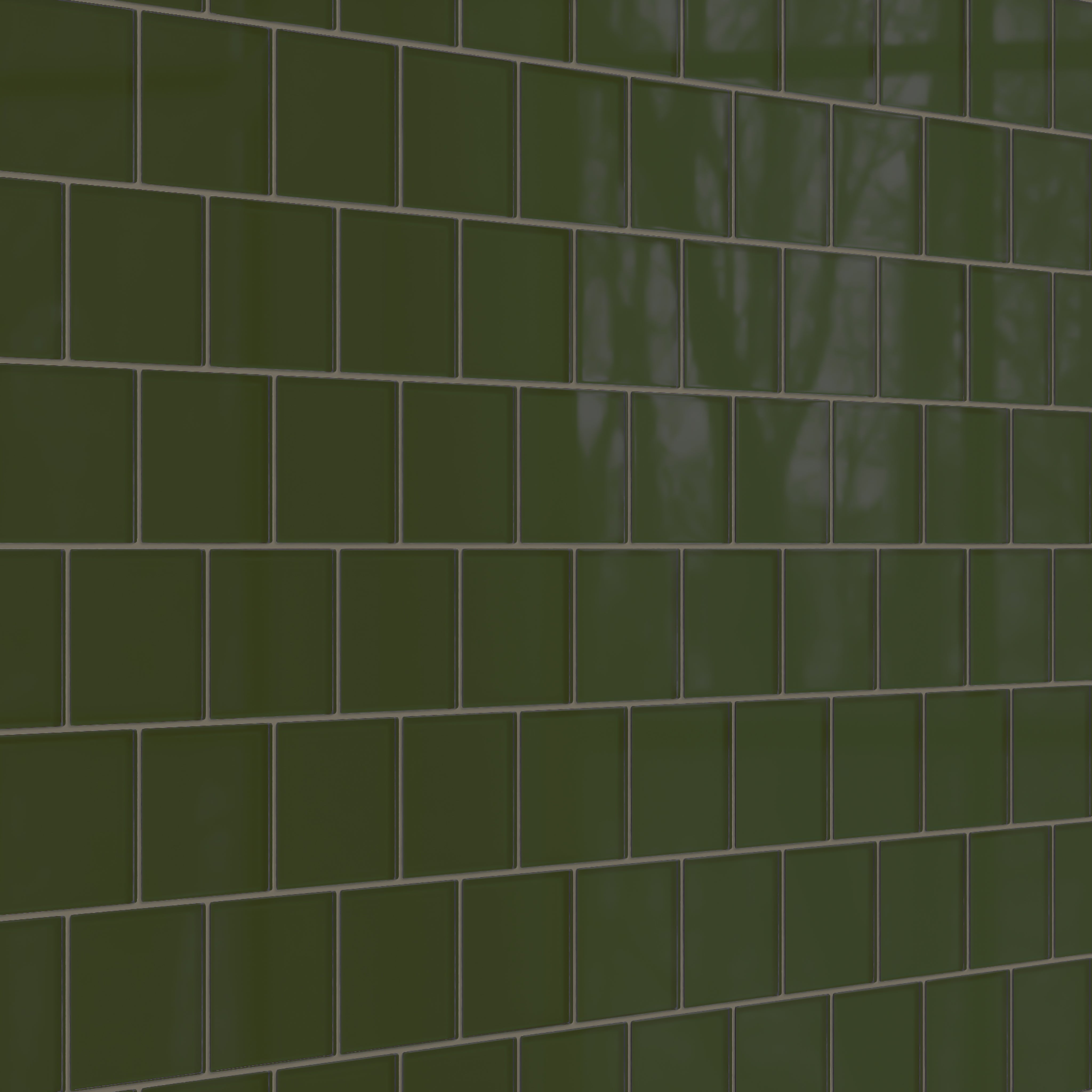 4x4 Glass Tile in Starling Gloss