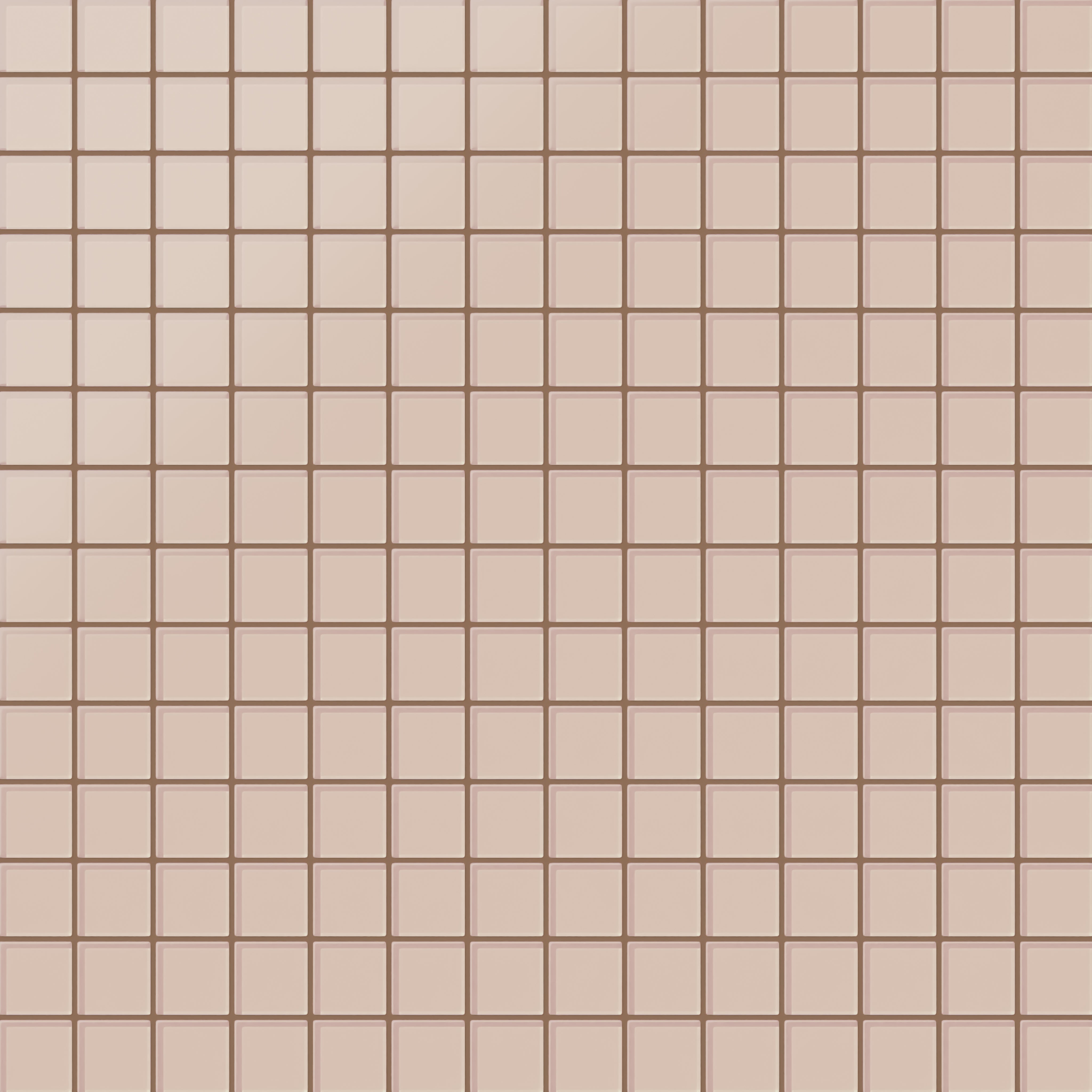 2x2 Straight Set Sheeted Glass Mosaic Tile in Rosy Finch Matte