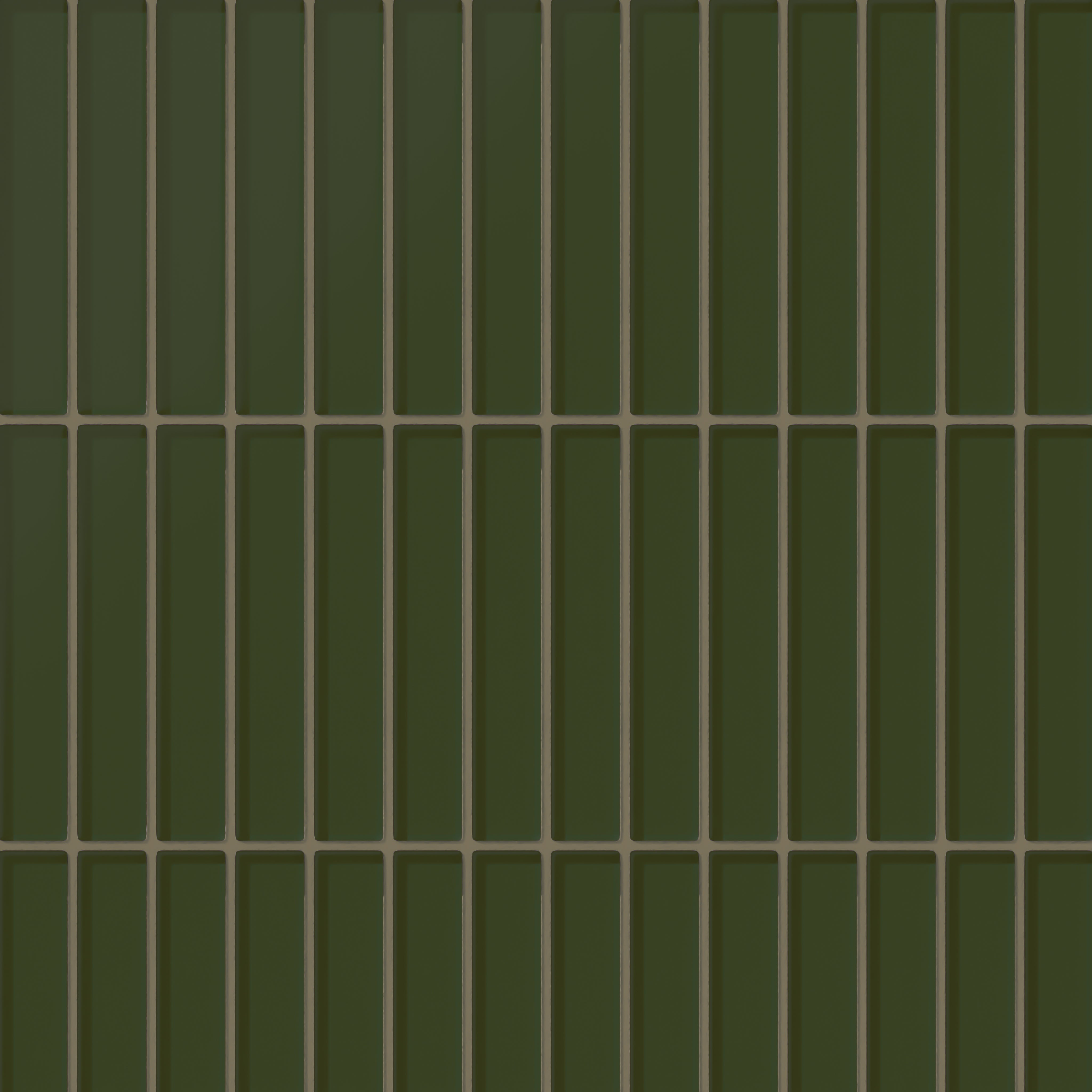 1x6 Straight Set Sheeted Glass Mosaic Tile in Starling Matte