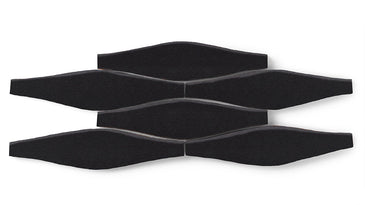 Wave Original Ceramic Tile in Raven Matte