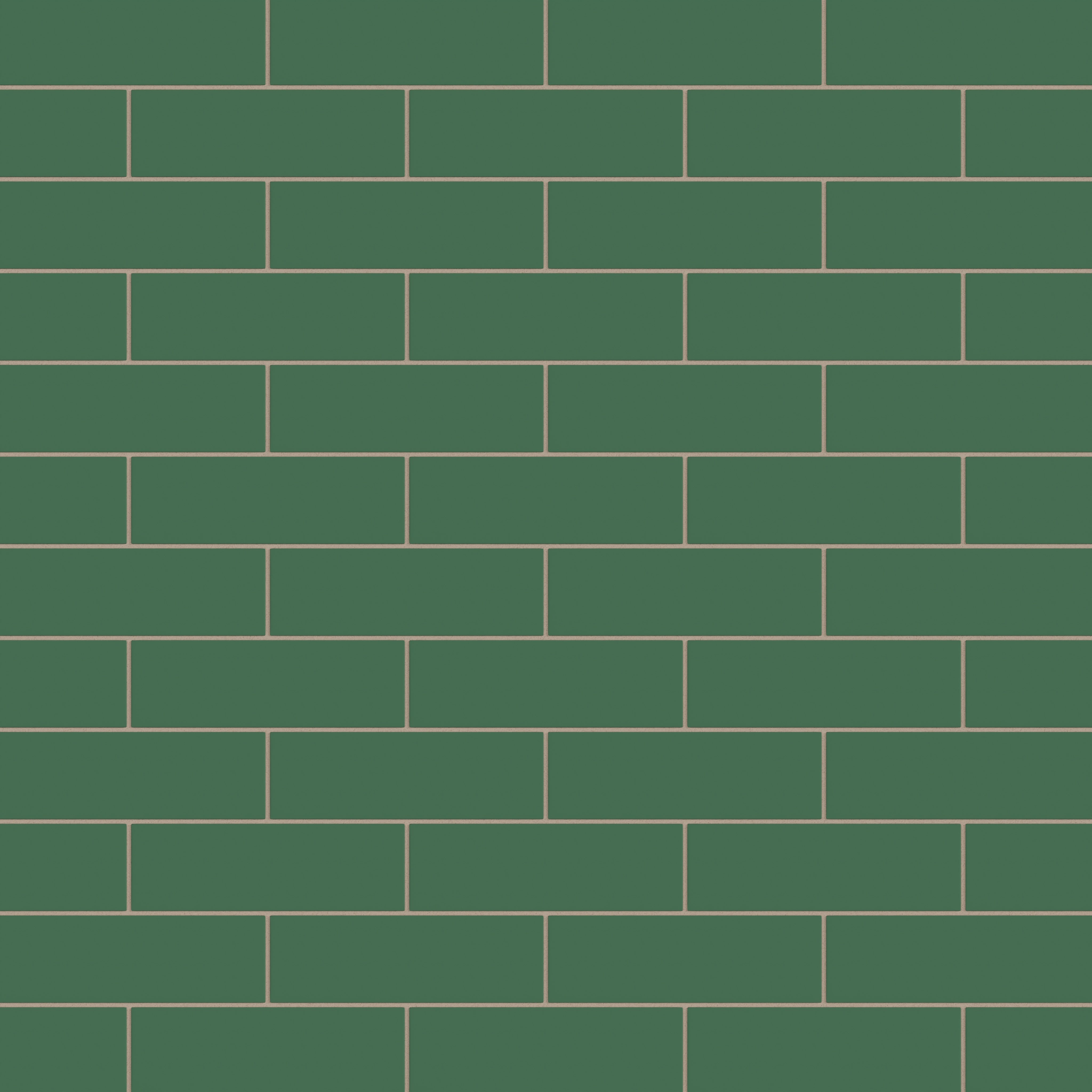 3x9 Natural Press Ceramic Tile in Viridian Matte