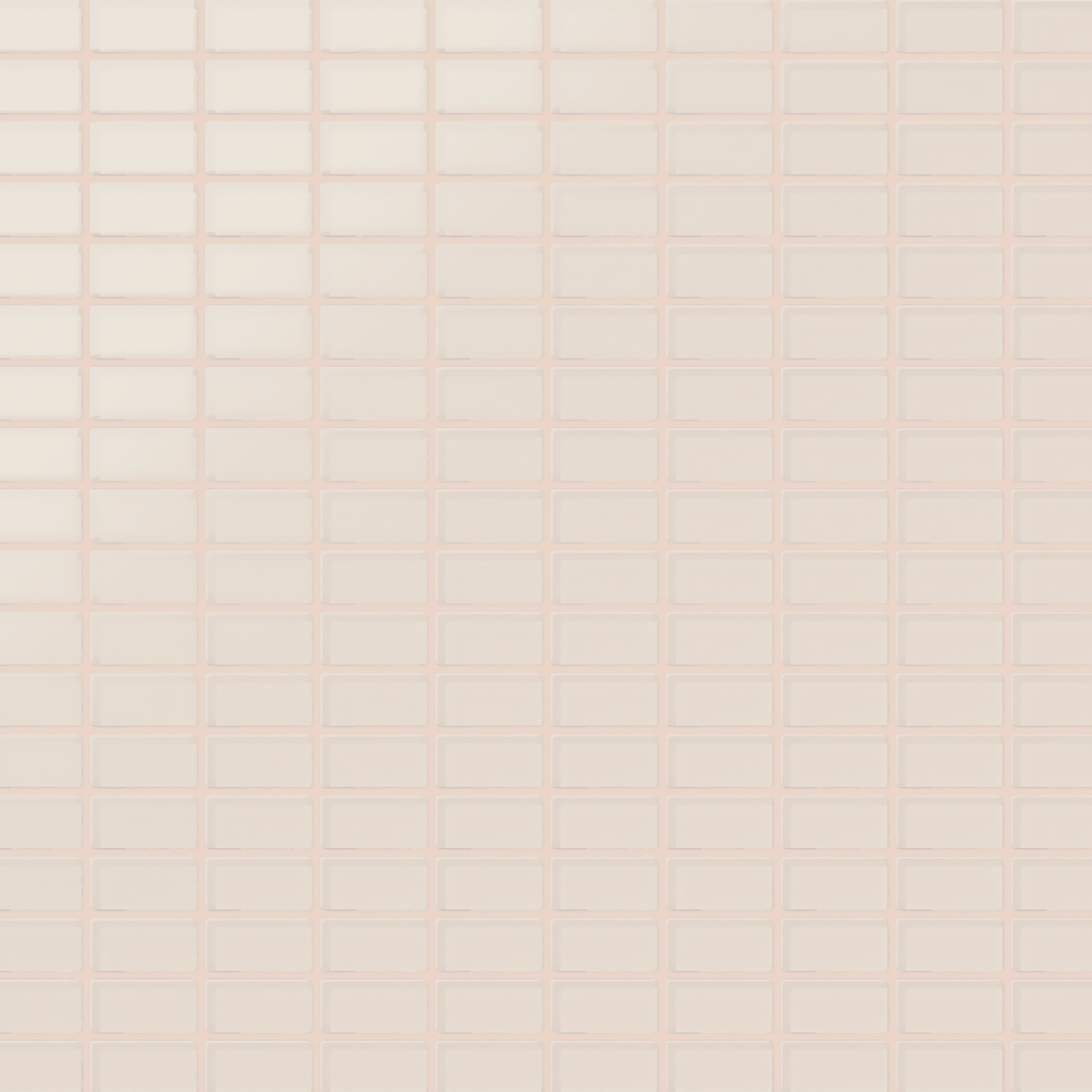 1x2 Straight Set Sheeted Glass Mosaic Tile in Sandpiper Matte