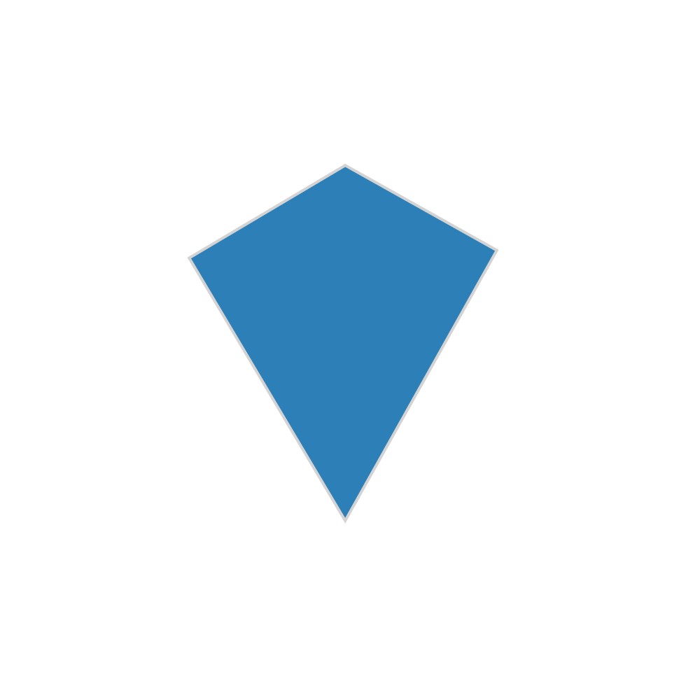 Hexite Original Ceramic Tile in Aegean Sea Matte