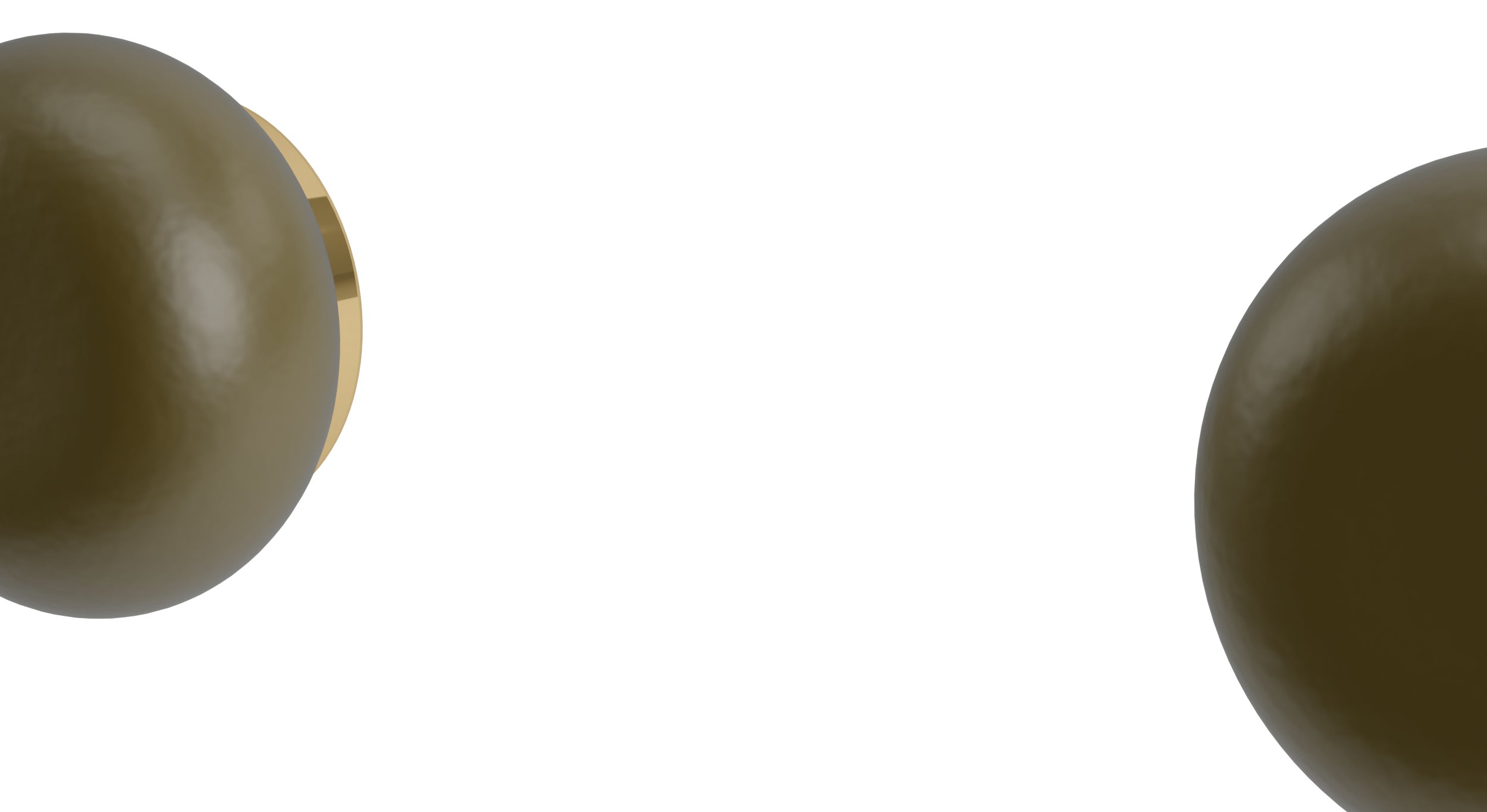 Foundry One Handle Wall Mount Diverter/Volume Control Shower Trim with Pebble Ceramic Knob Handle in Polished Brass