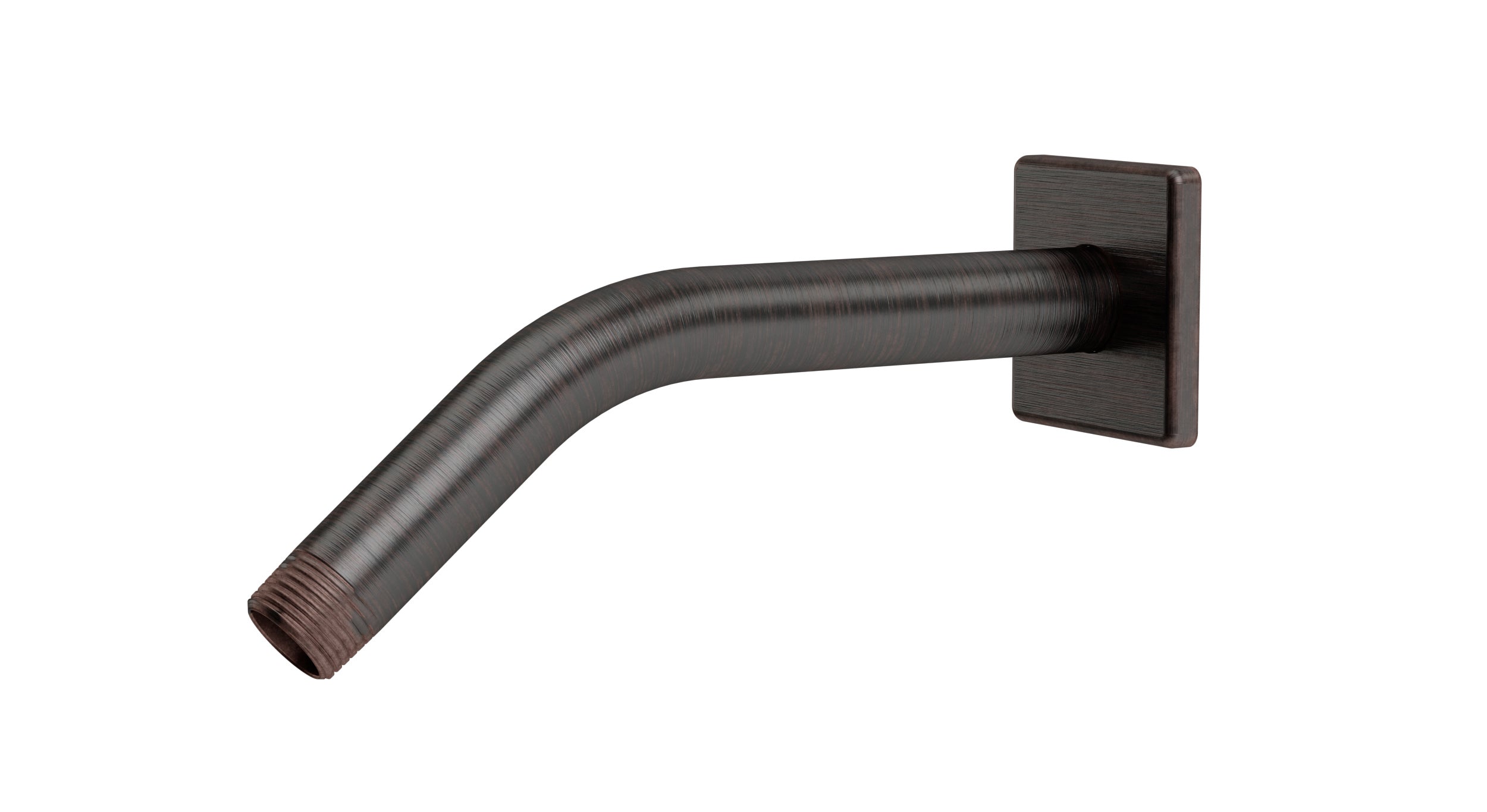 Flatiron 45-Degree 8" Shower Arm with Flange in Antique Bronze