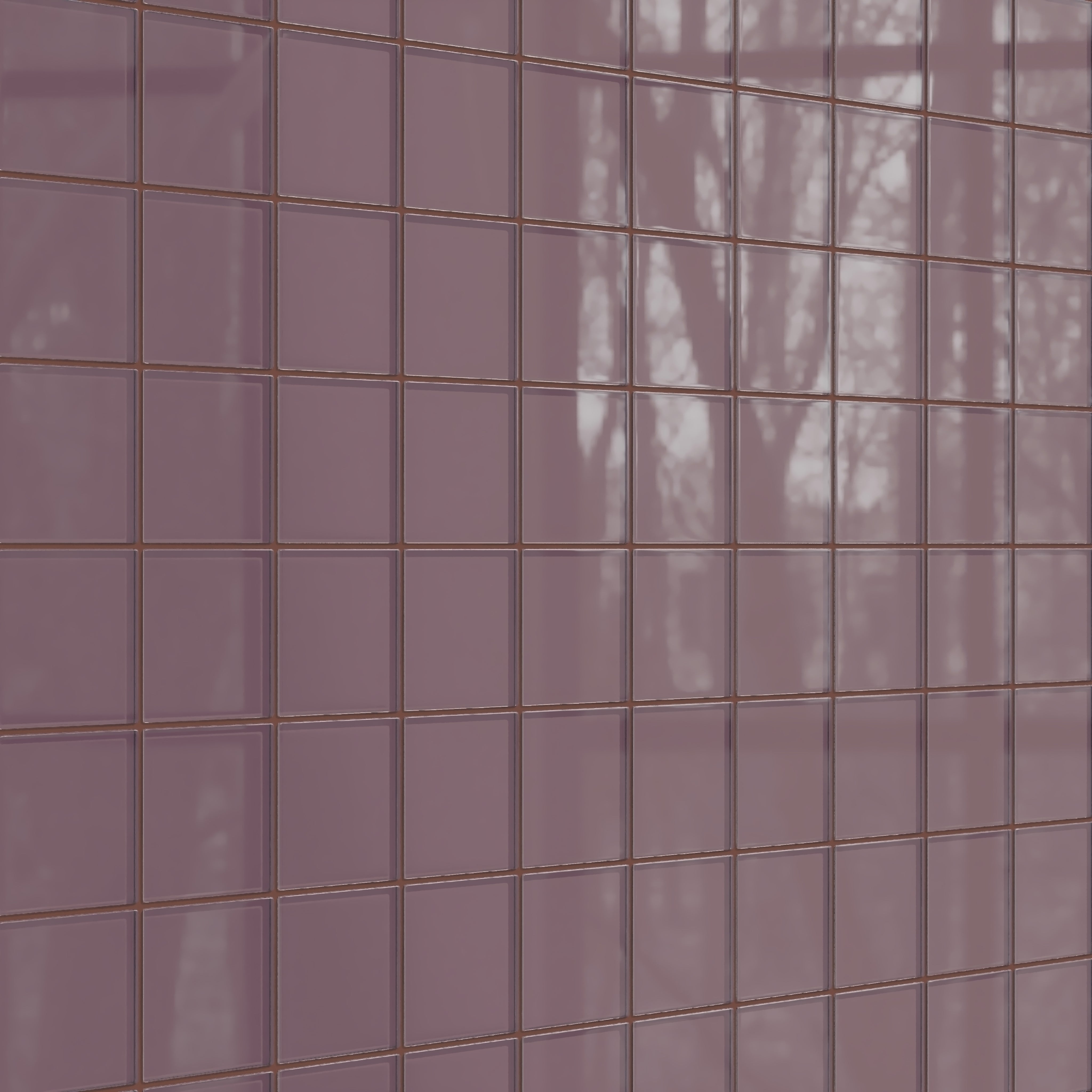 4x4 Glass Tile in Crane Gloss