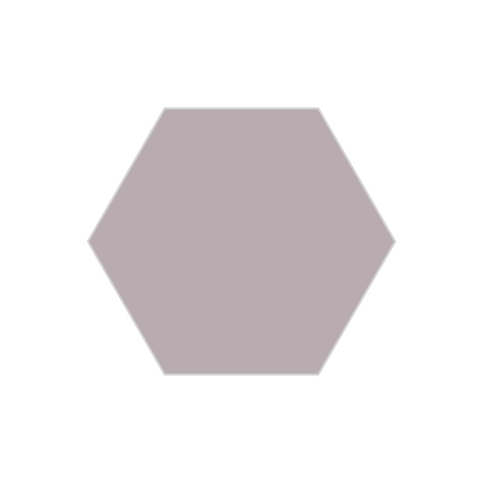 8" Hexagon Original Ceramic Tile in Dust Storm Matte