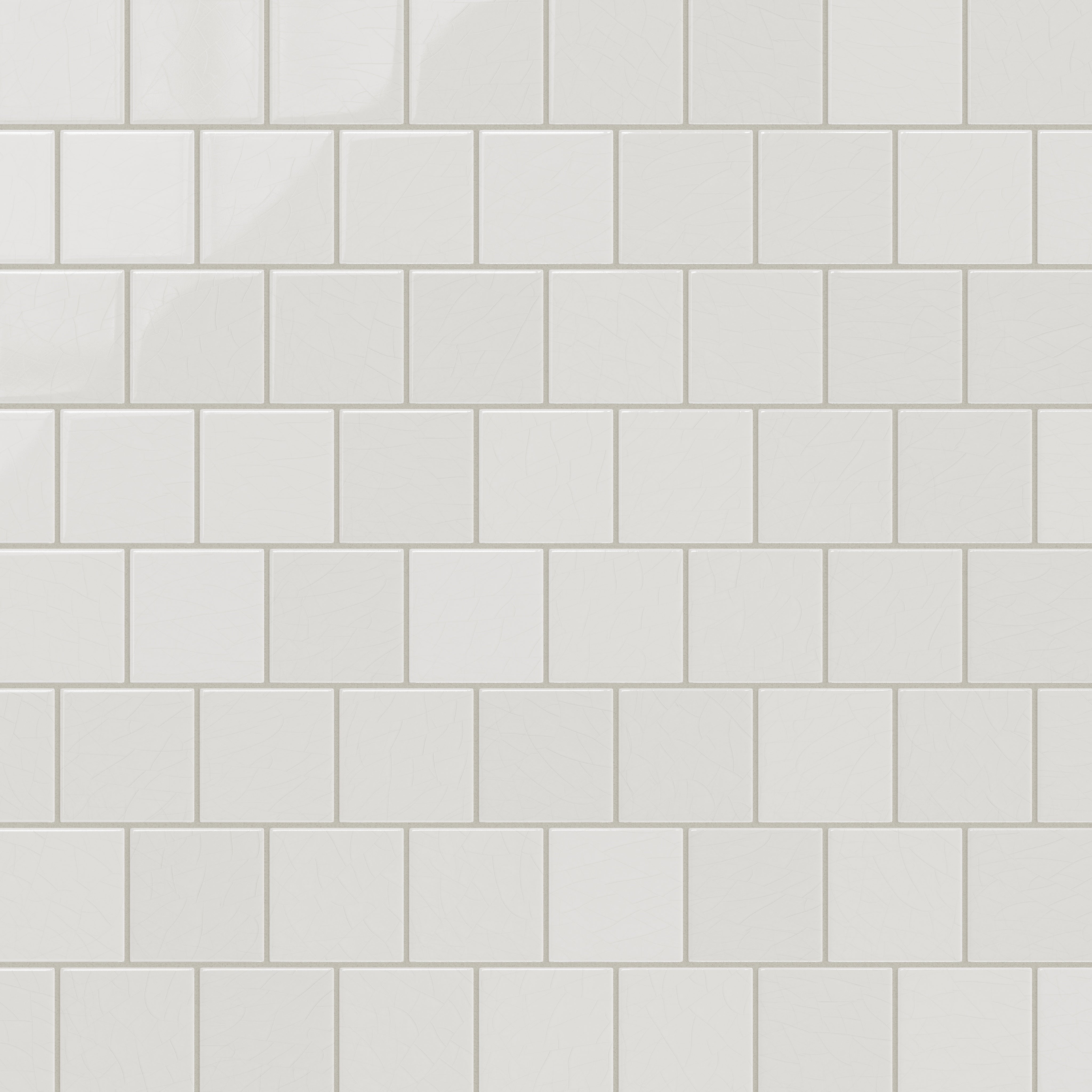 4x4 Original Ceramic Tile in Frost Gloss