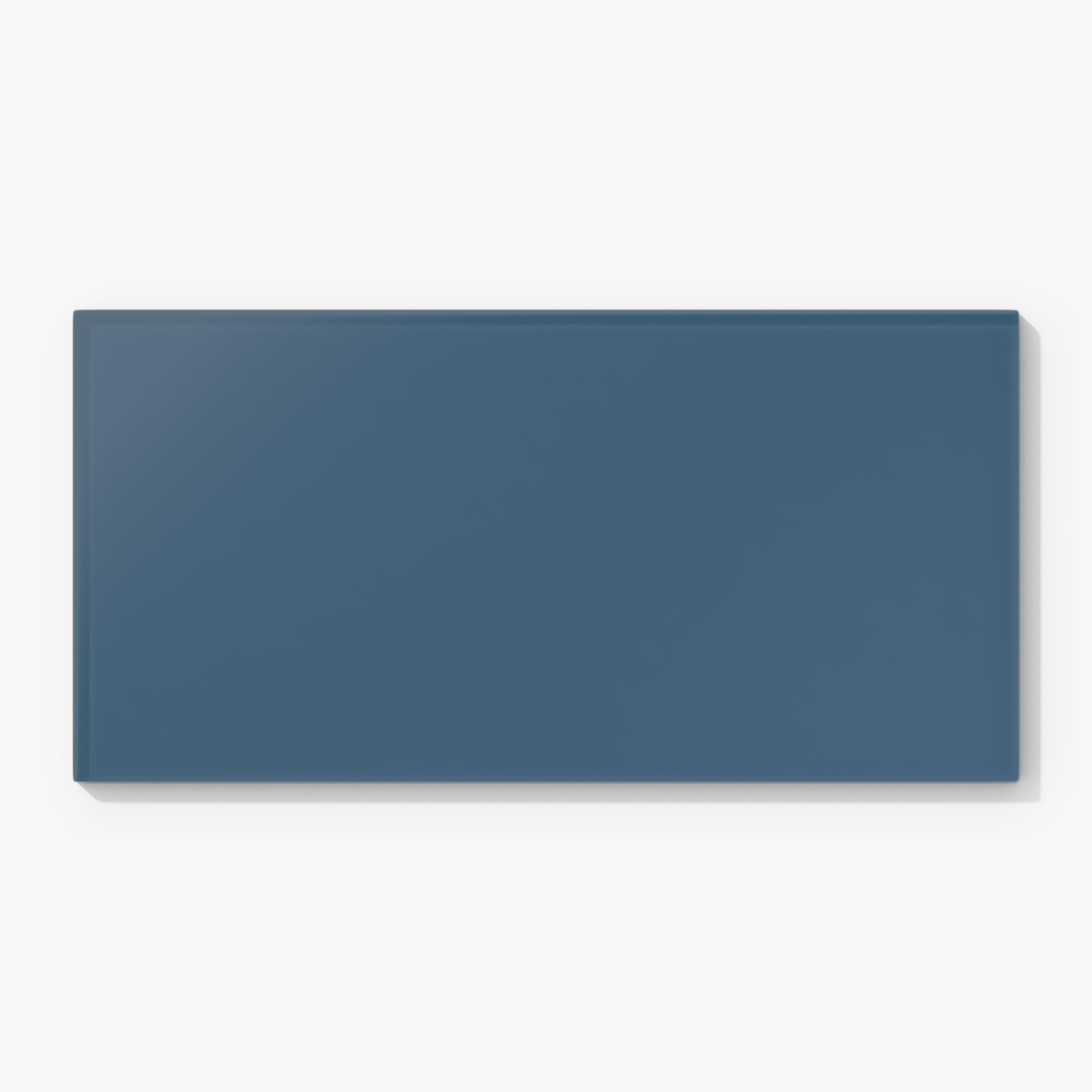 6x12 Glass Tile in Blue Jay Matte