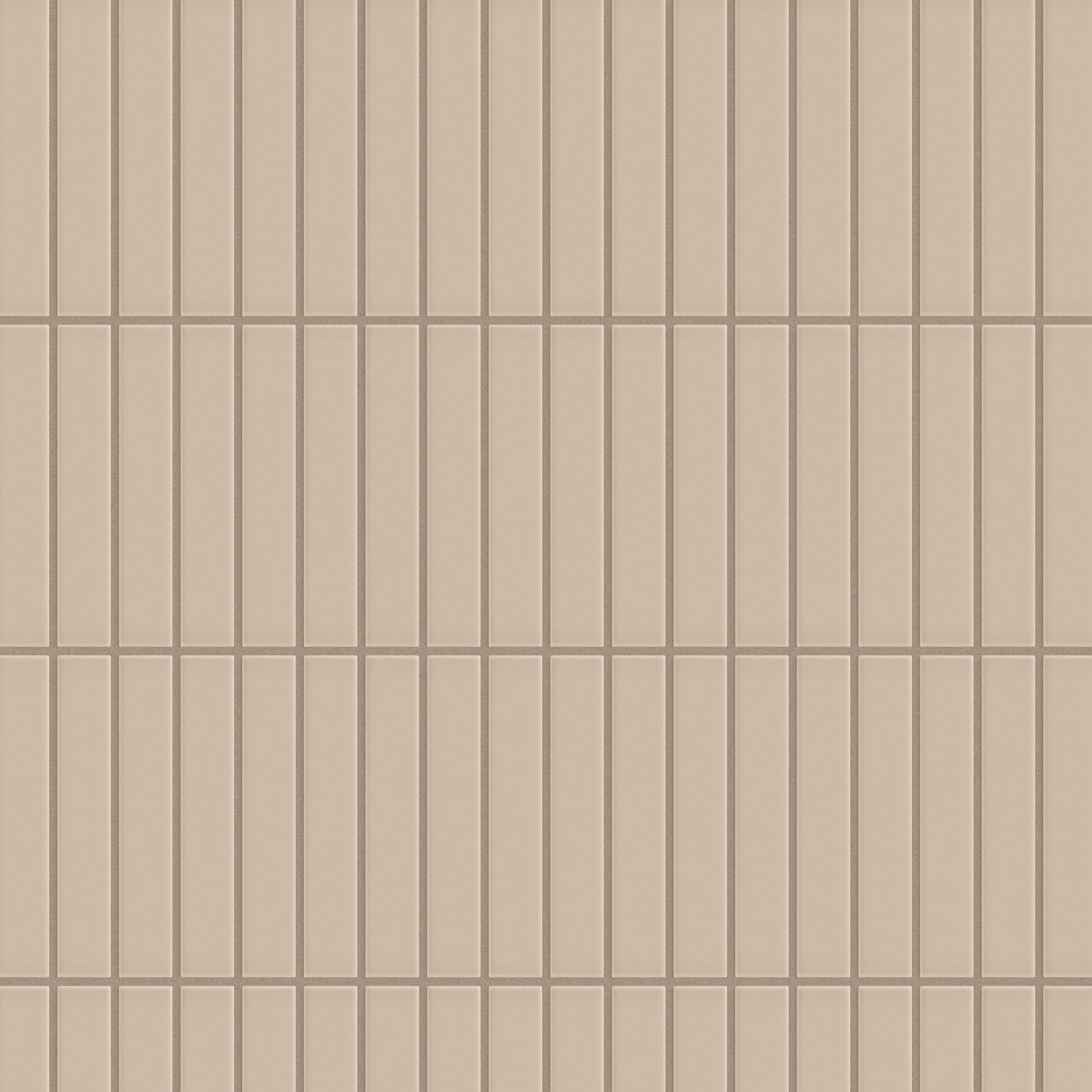 1x6 Straight Set Sheeted Original Ceramic Mosaic Tile in Sweet Pea Matte