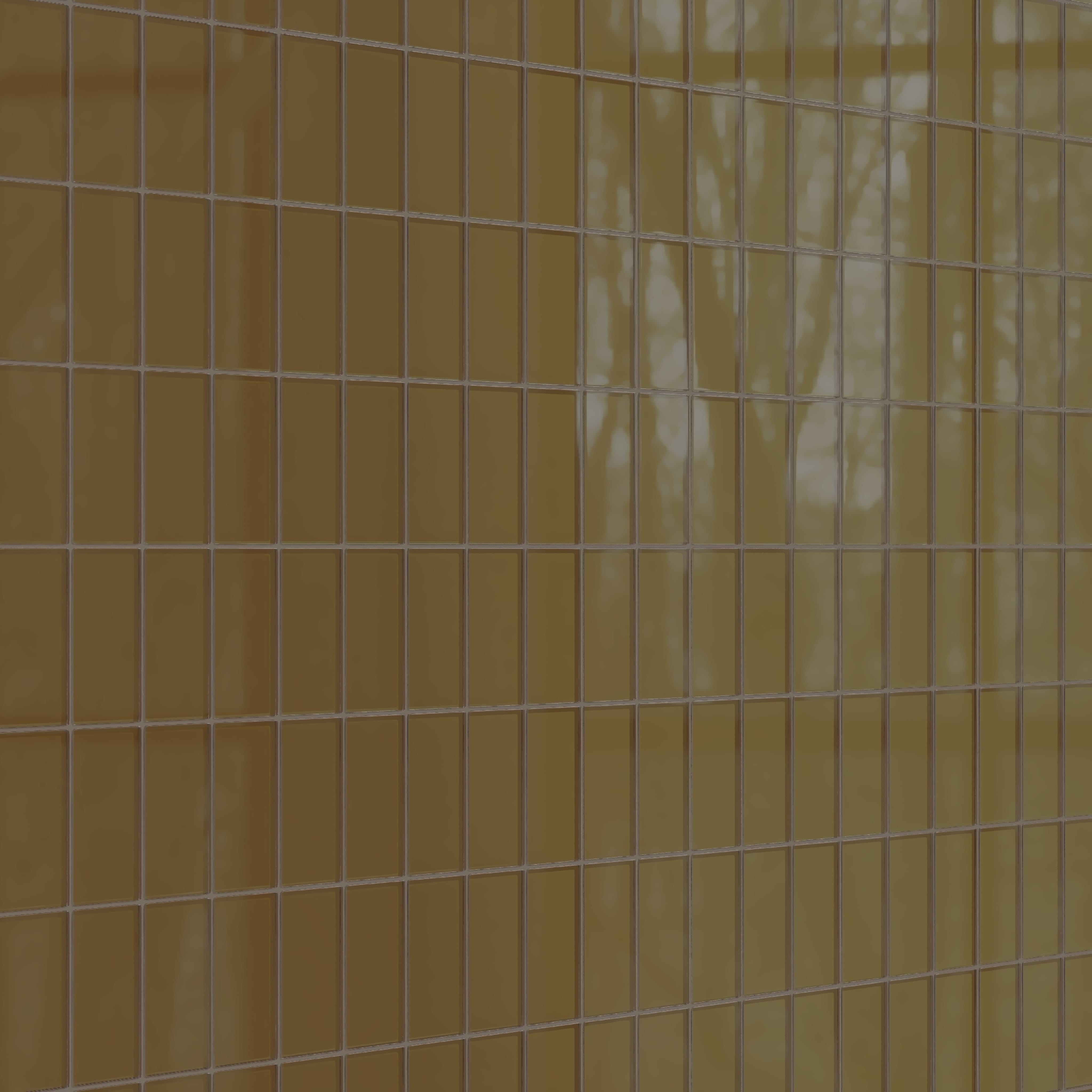 3x6 Glass Tile in Merlin Gloss