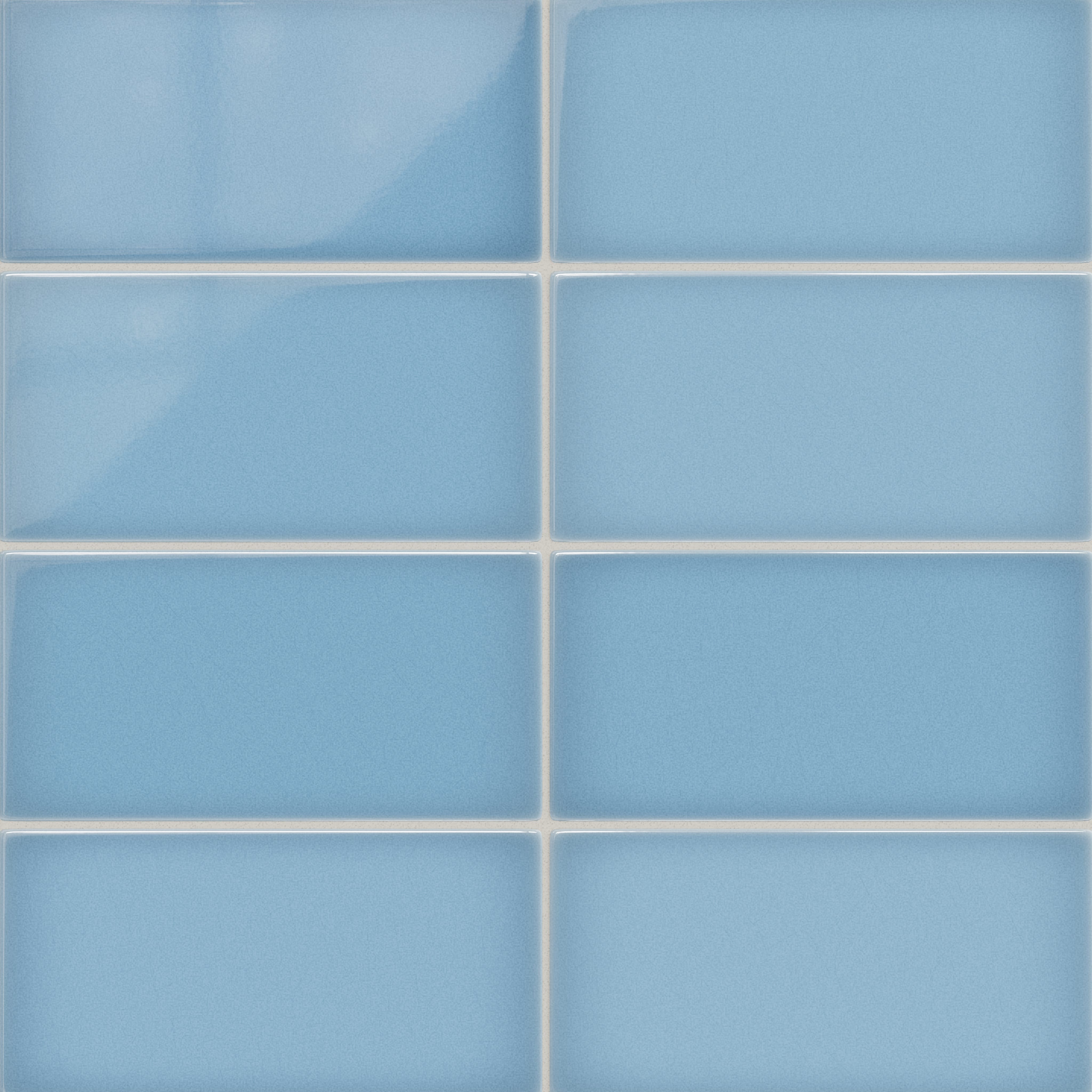 6x12 Original Ceramic Tile in Caribbean Sea Gloss