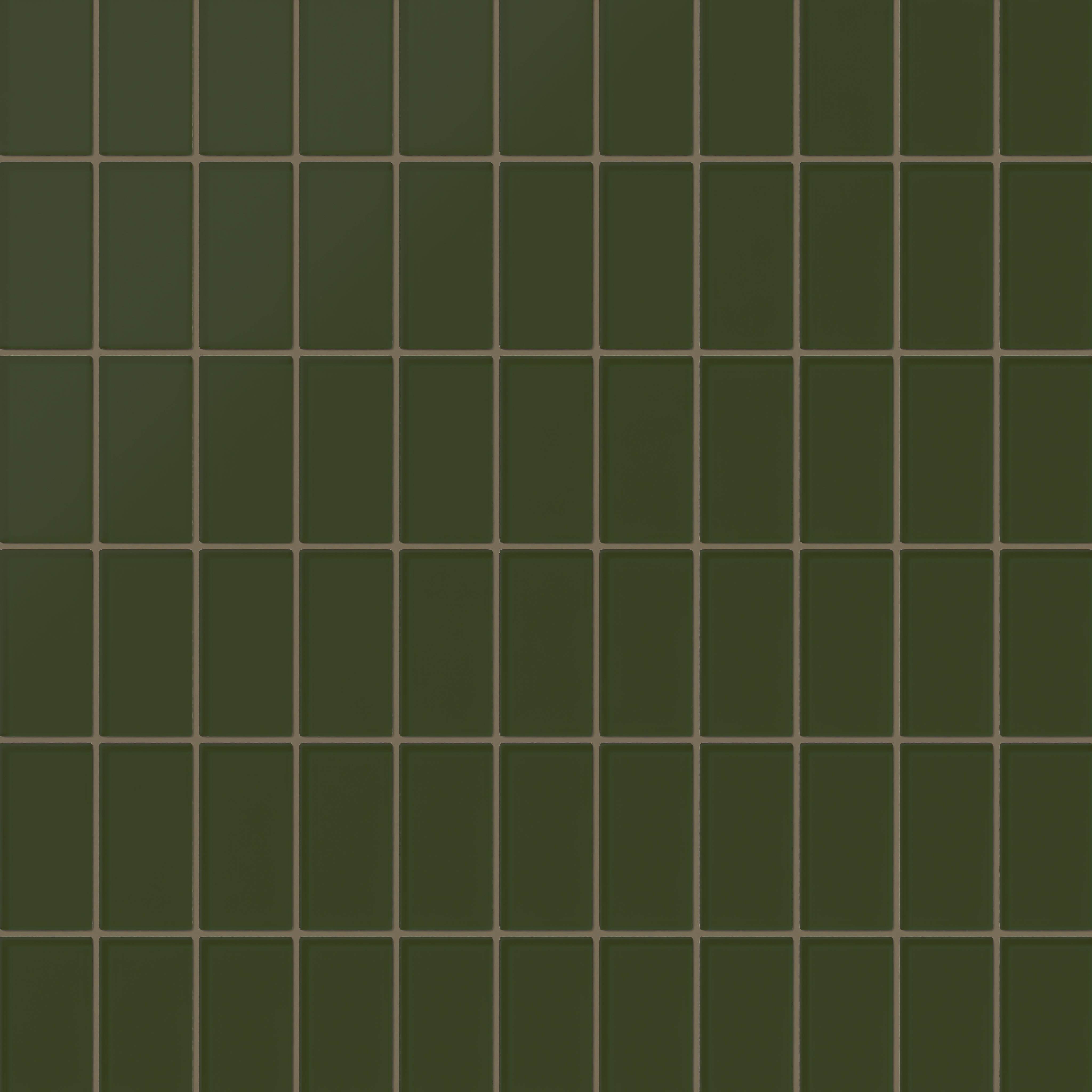 2x4 Straight Set Sheeted Glass Mosaic Tile in Starling Matte