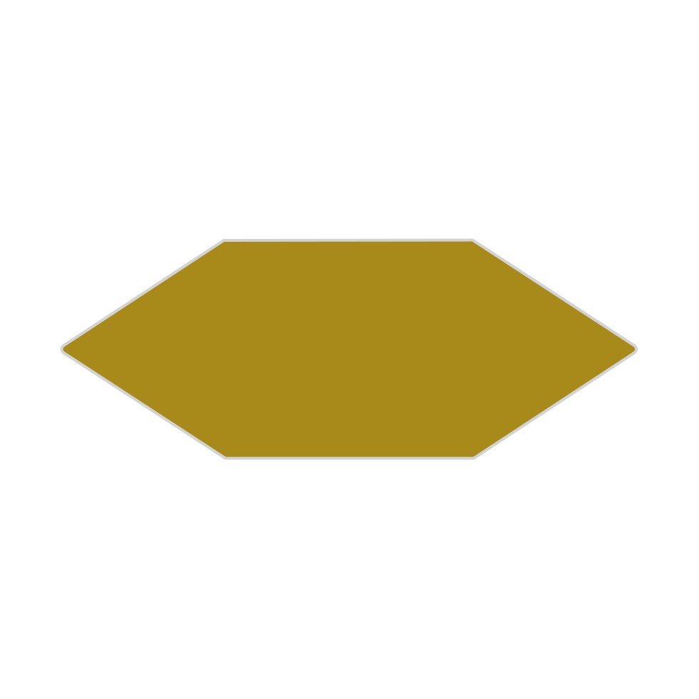 Picket Original Ceramic Tile in Mustard Seed Gloss