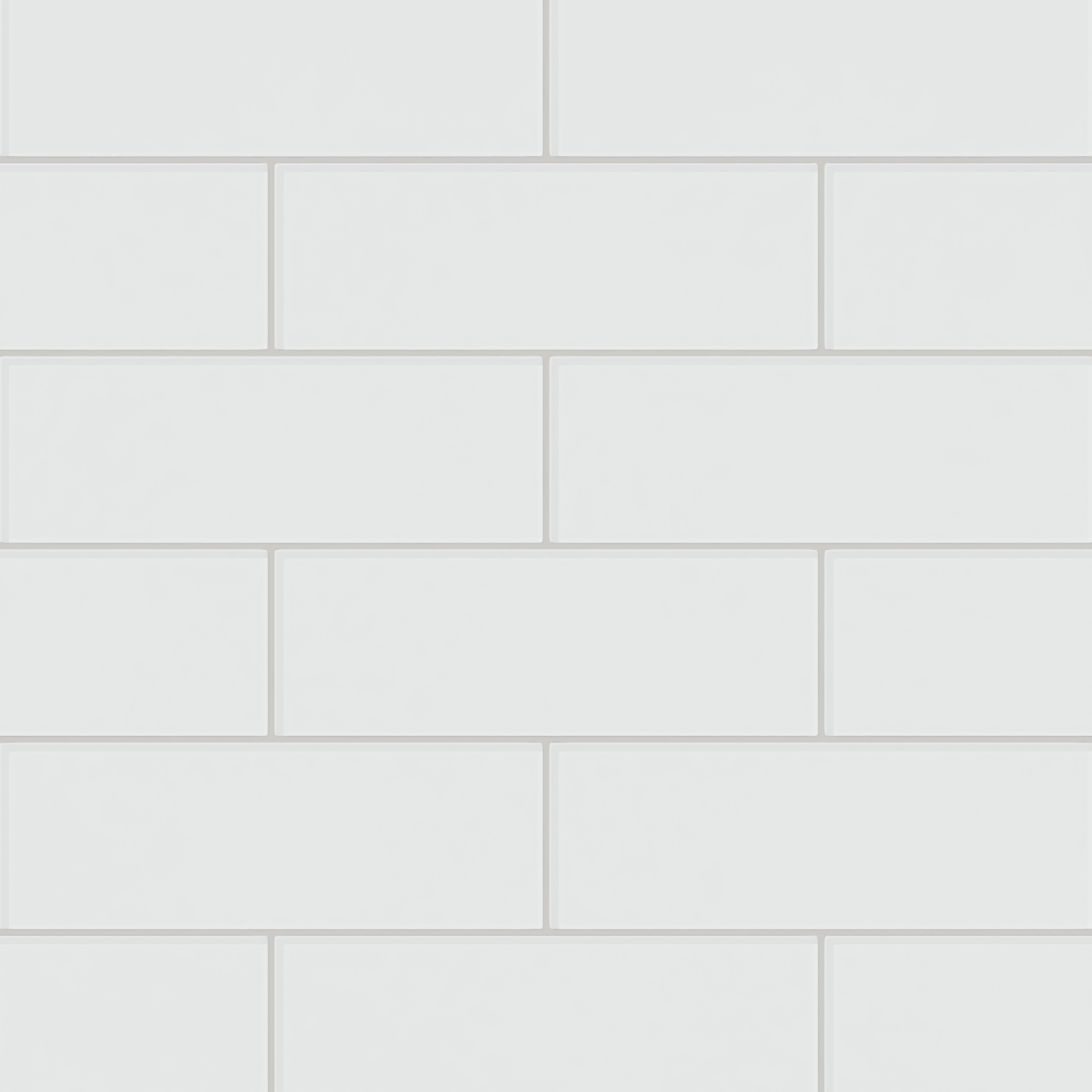 4x12 Glass Tile in Egret Gloss