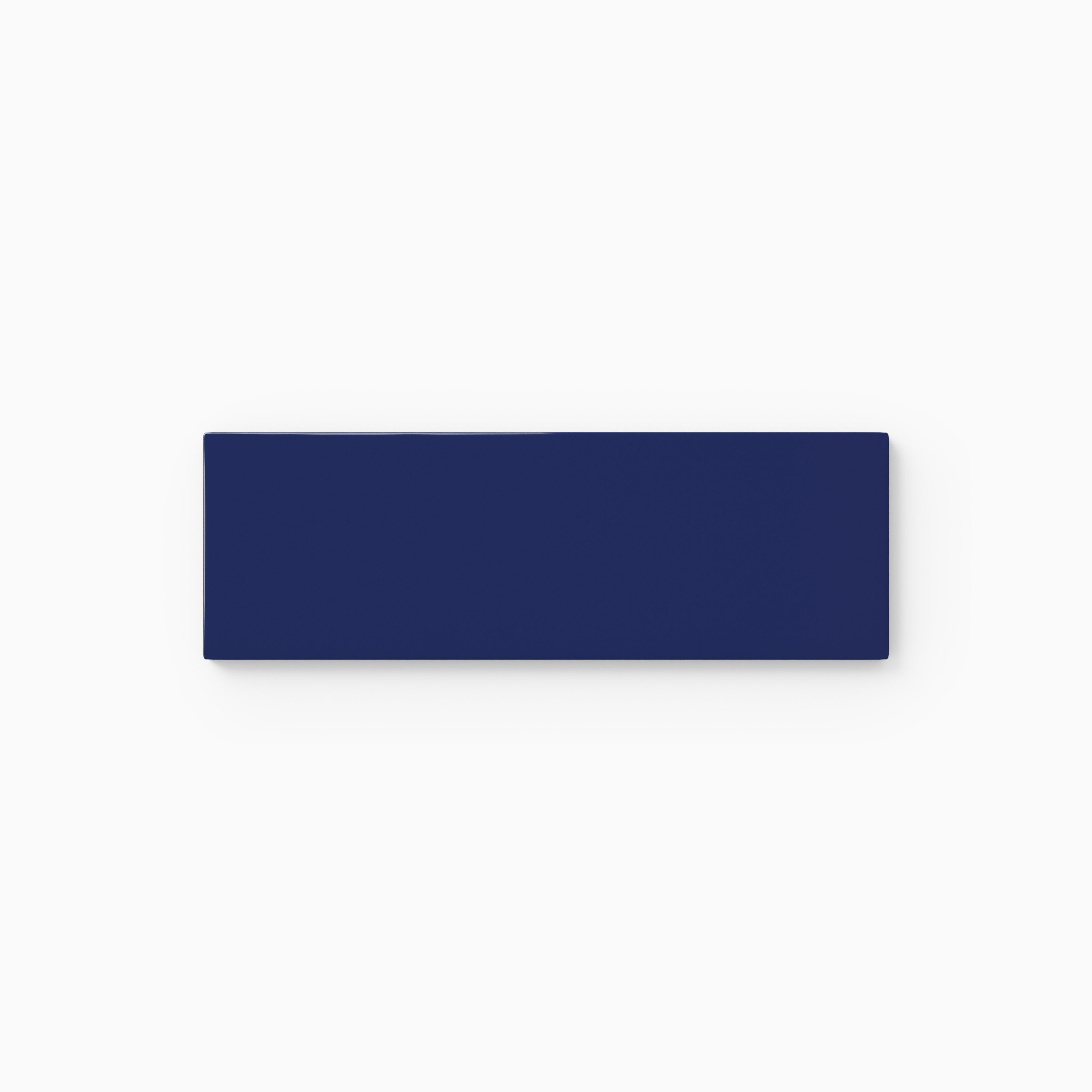 2x6 Natural Press Ceramic Tile in Ultramarine Gloss