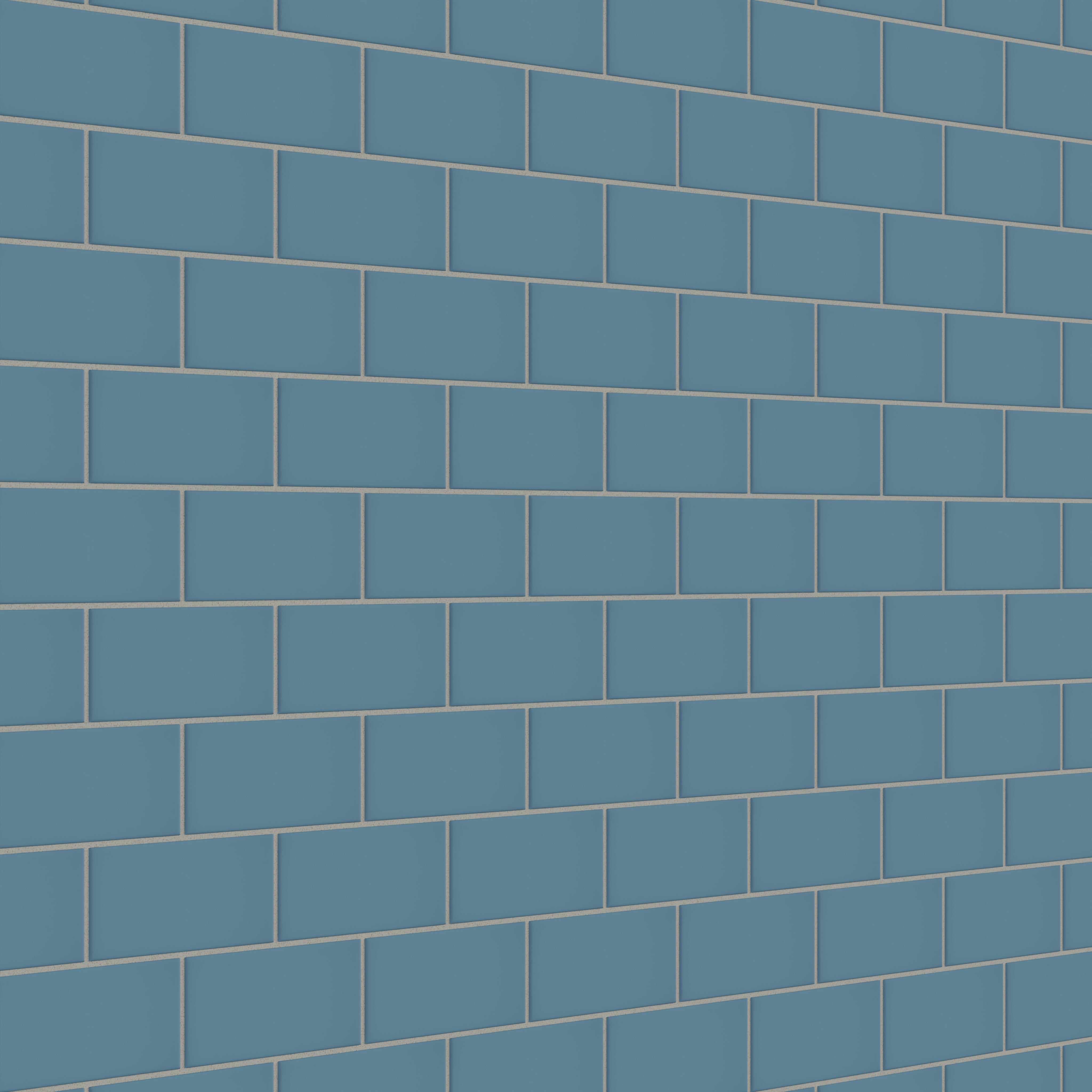 3x6 Natural Press Ceramic Tile in Azurite Matte
