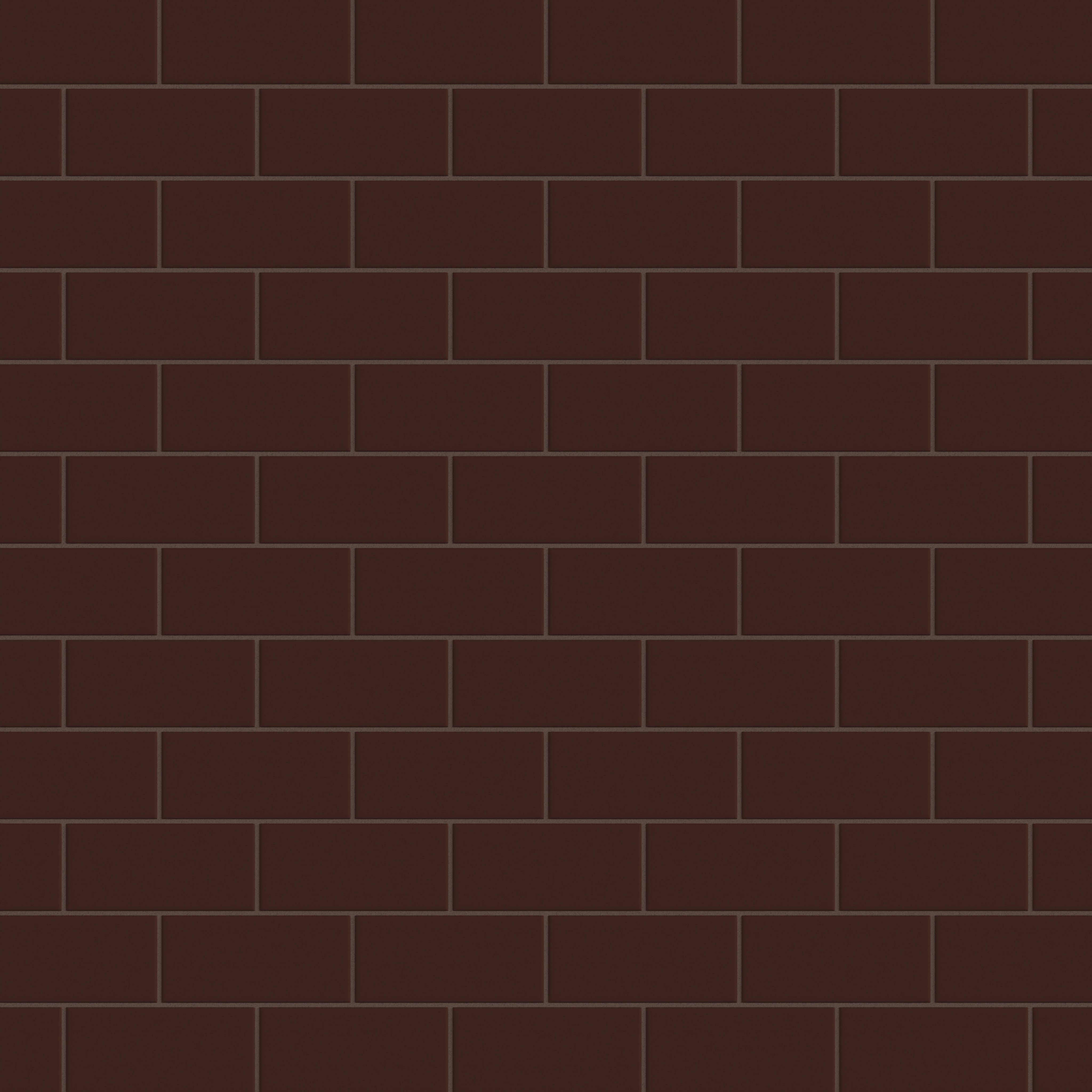 3x6 Original Ceramic Tile in Garnet Matte