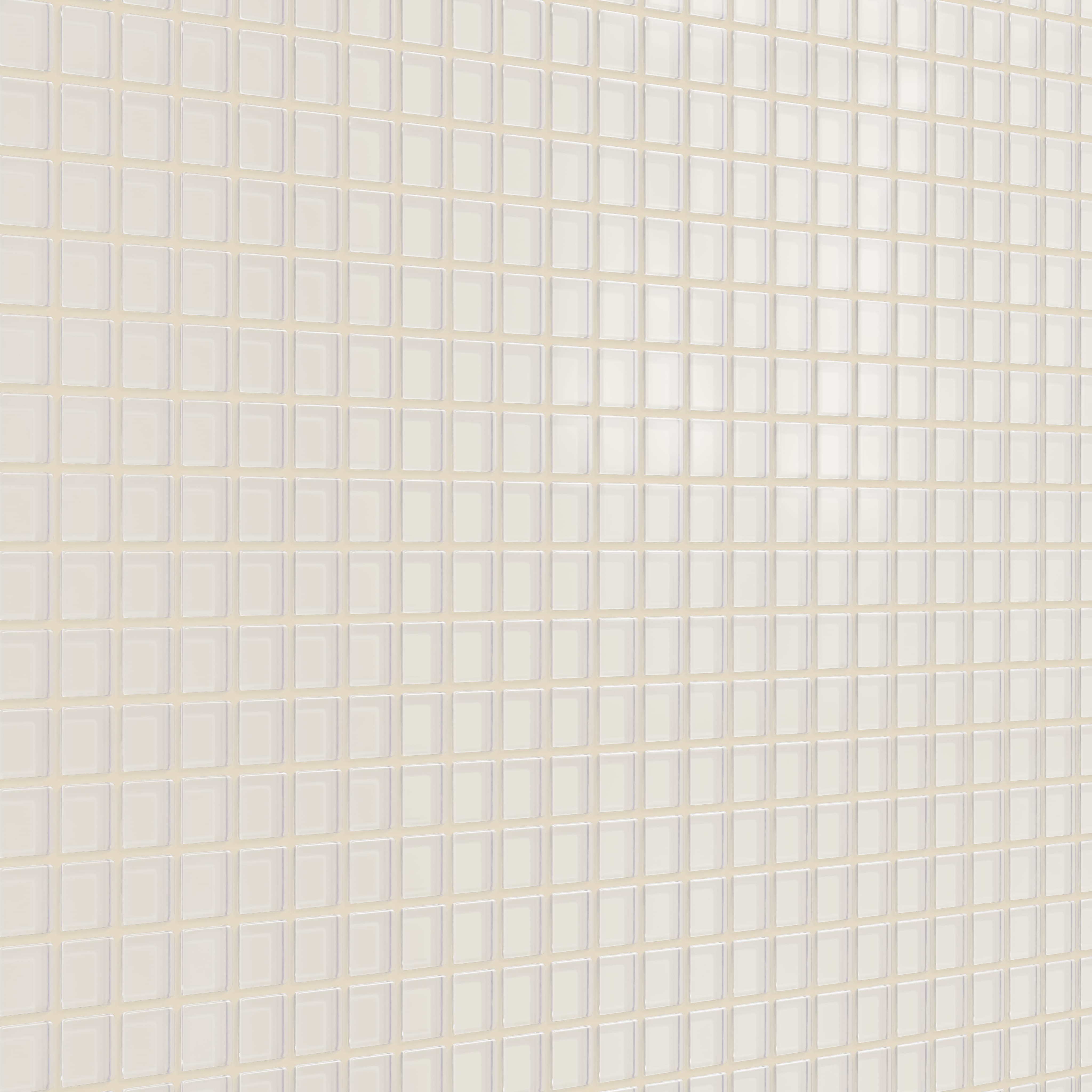 Factory Sale 1x1 Straight Set Sheeted Glass Mosaic Tile in Dove Matte