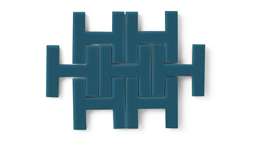 Chaine Homme Original Ceramic Tile in Adriatic Sea Matte