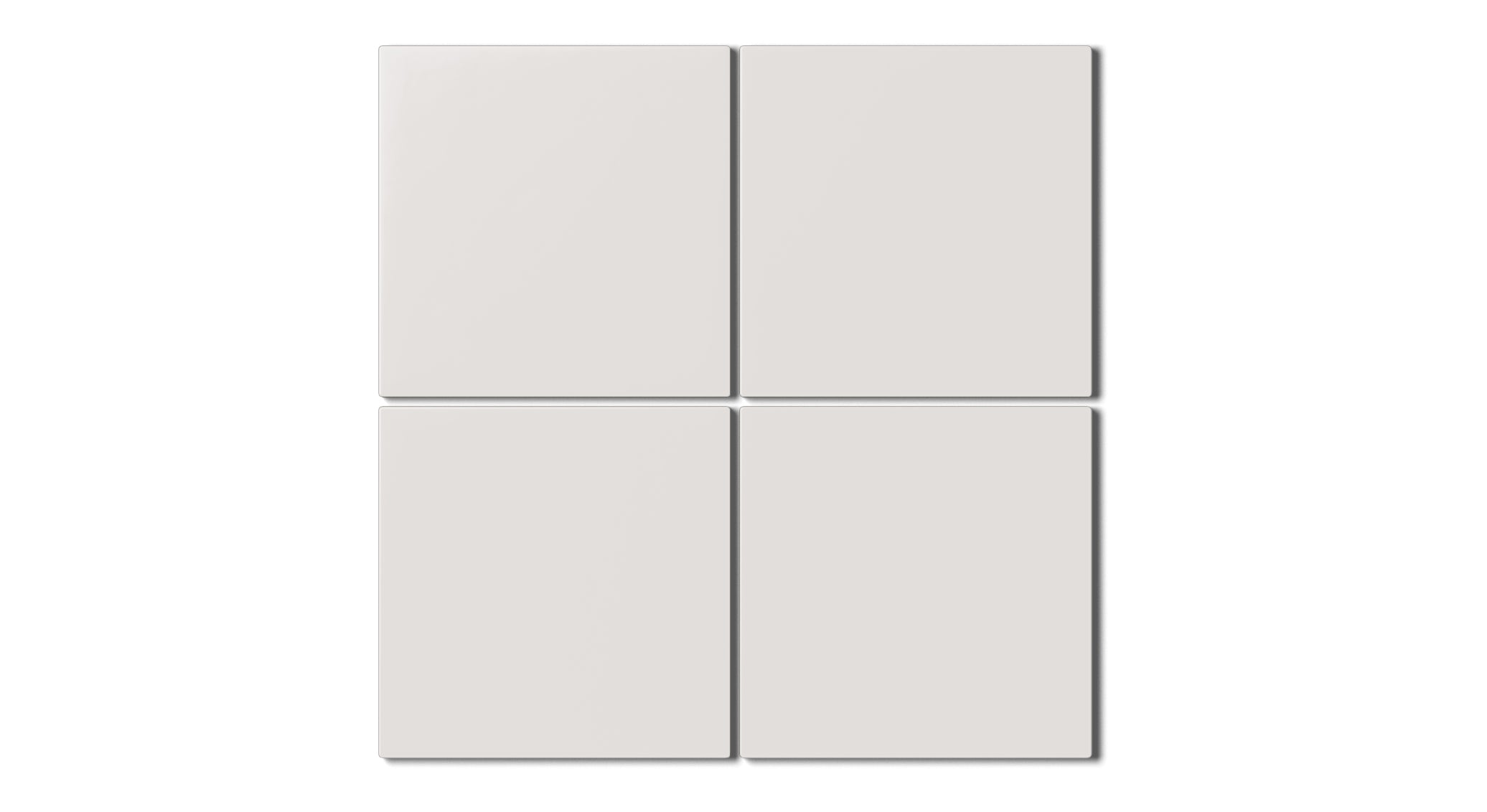 6x6 Natural Press Ceramic Tile in Pearl Matte