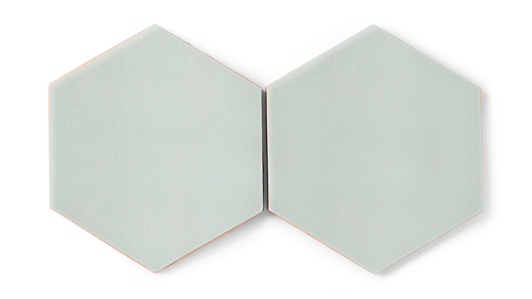 8" Hexagon Original Ceramic Tile in Salton Sea Gloss