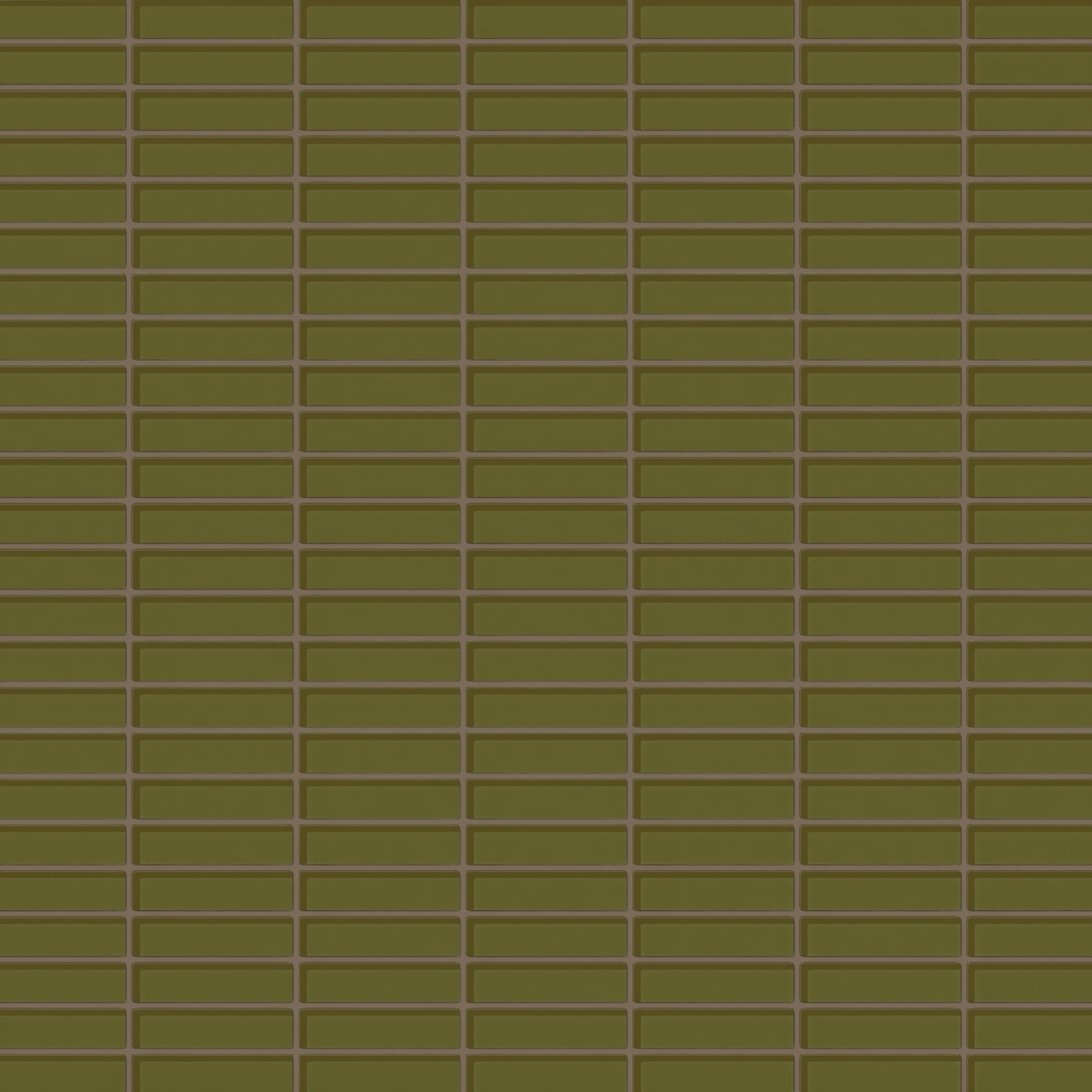1x4 Straight Set Sheeted Glass Mosaic Tile in Cormorant Gloss