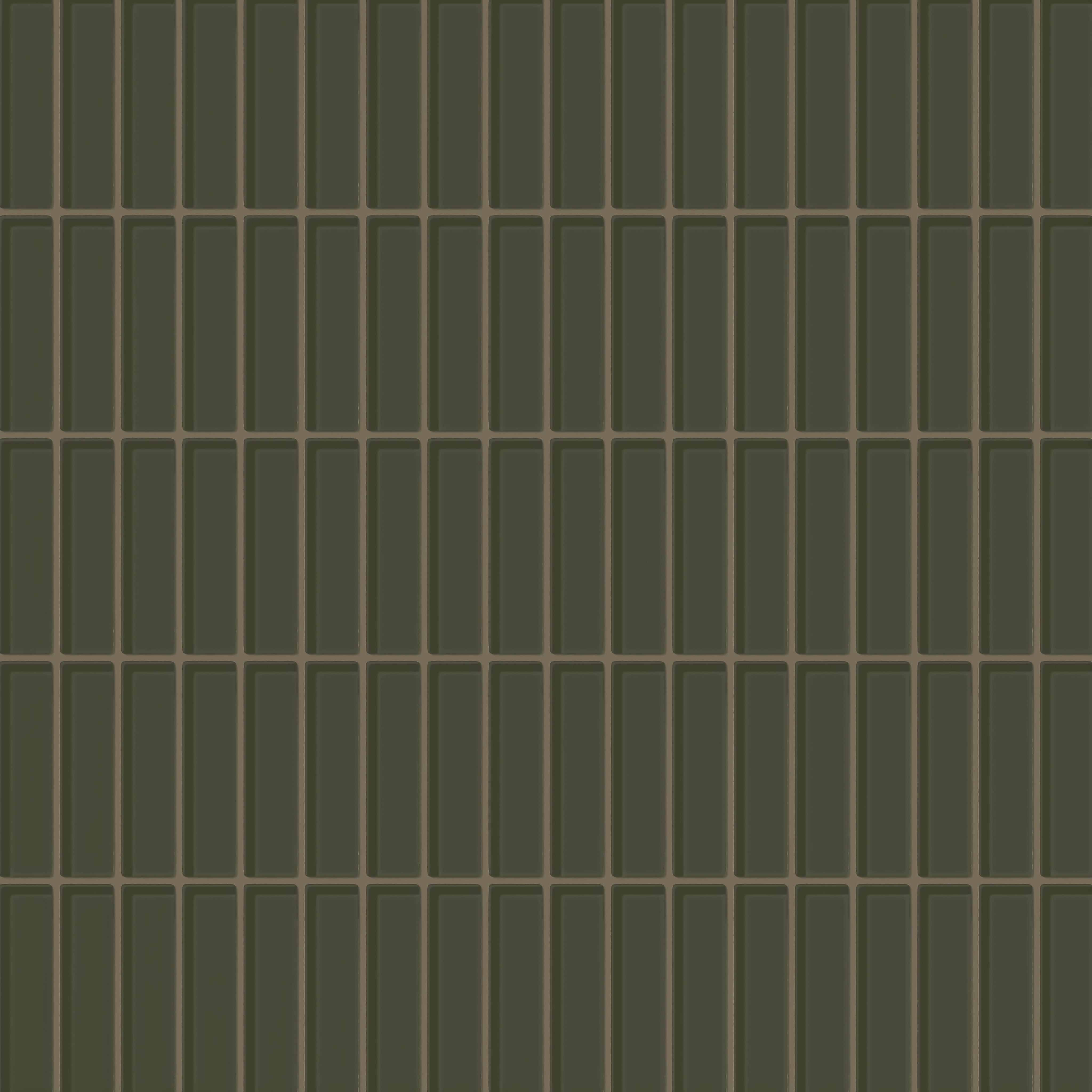 1x4 Straight Set Sheeted Glass Mosaic Tile in Roadrunner Gloss