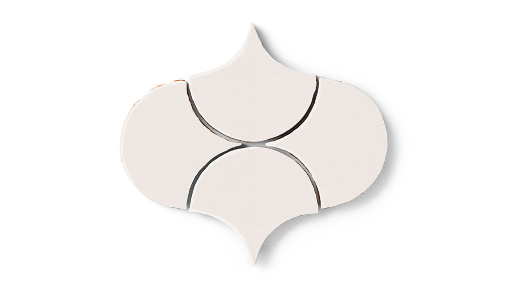 Ogee Drop Original Ceramic Tile in Feldspar Gloss